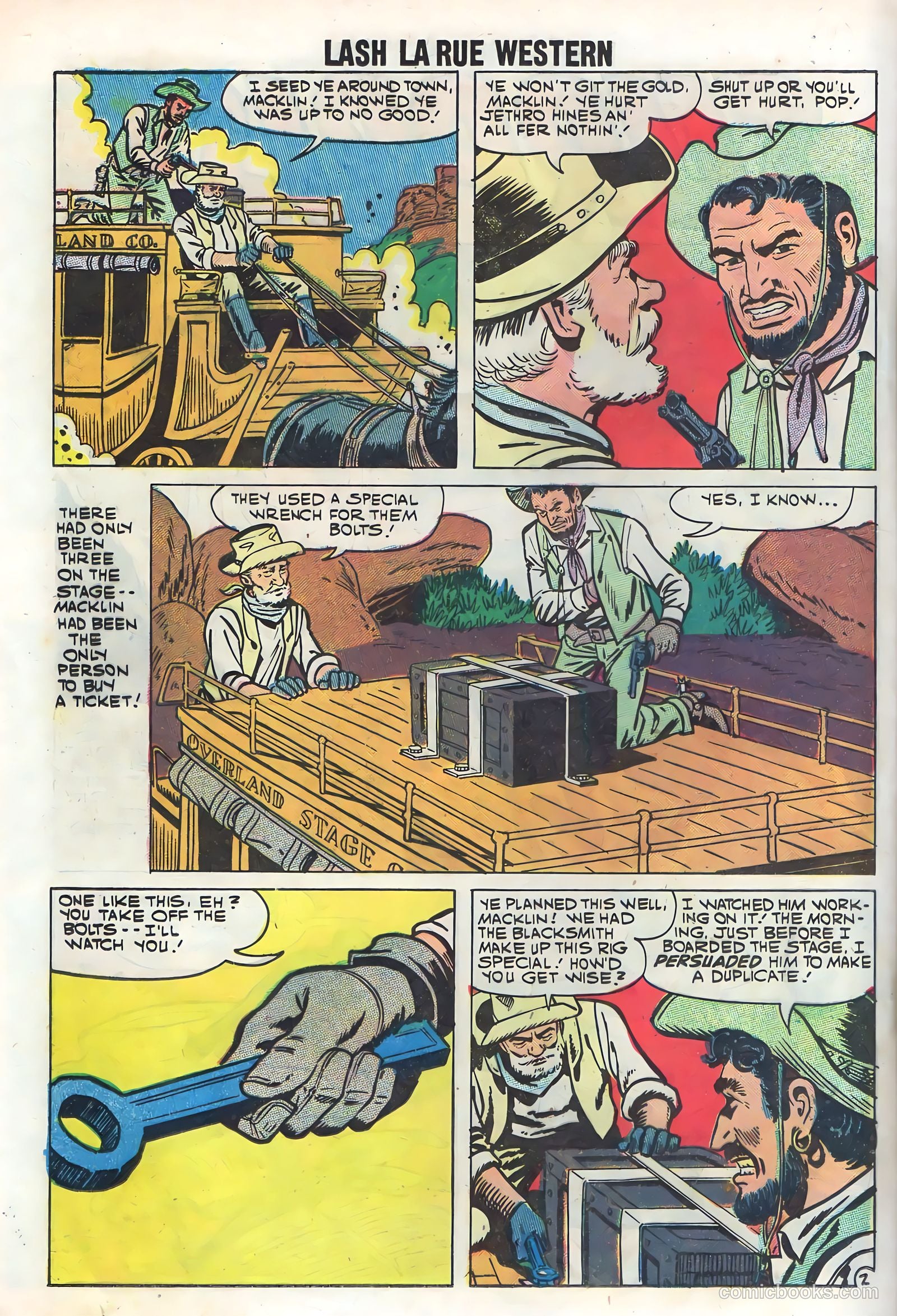 Lash La Rue Western #73 — page 20 of 36