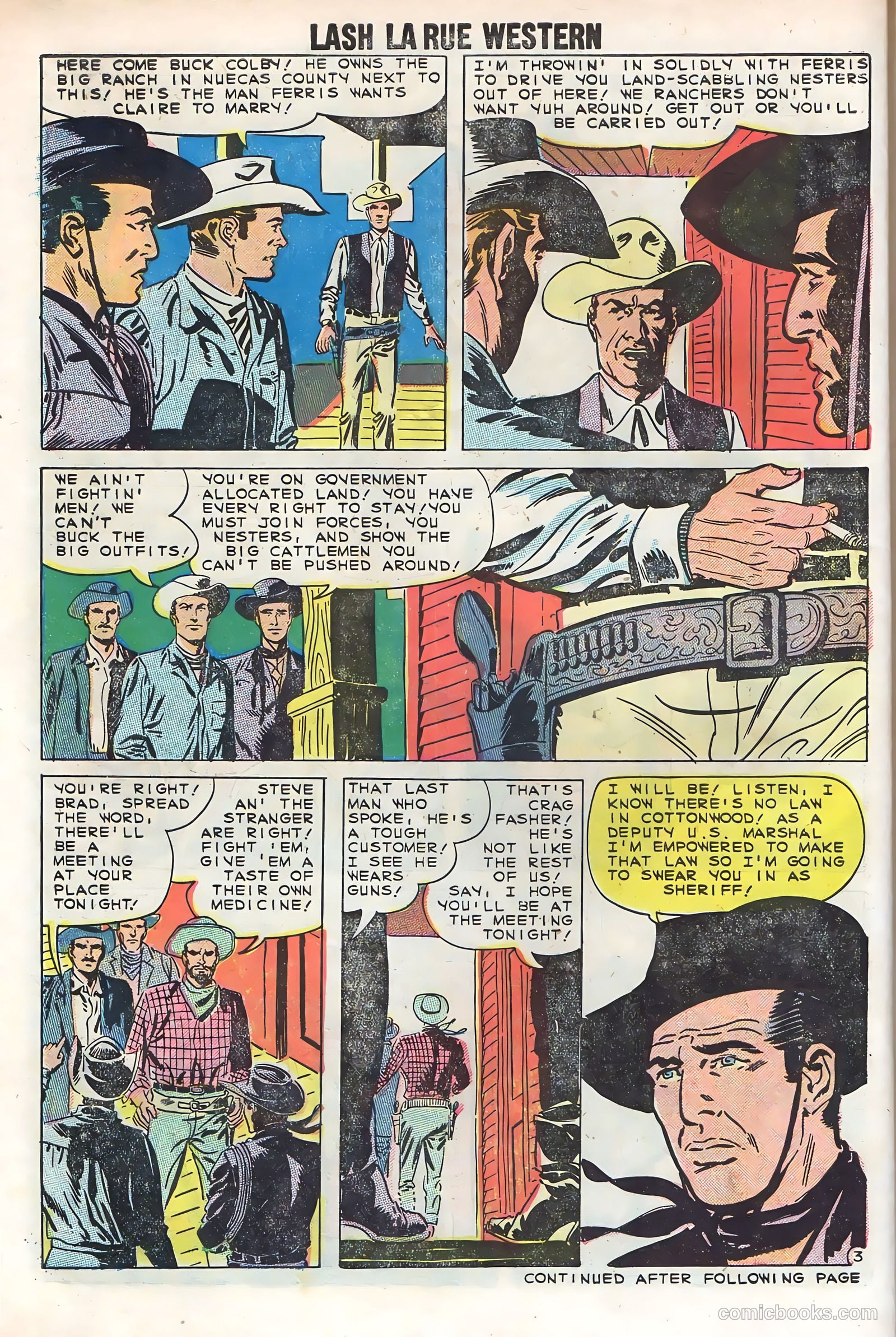 Lash La Rue Western #73 — page 30 of 36