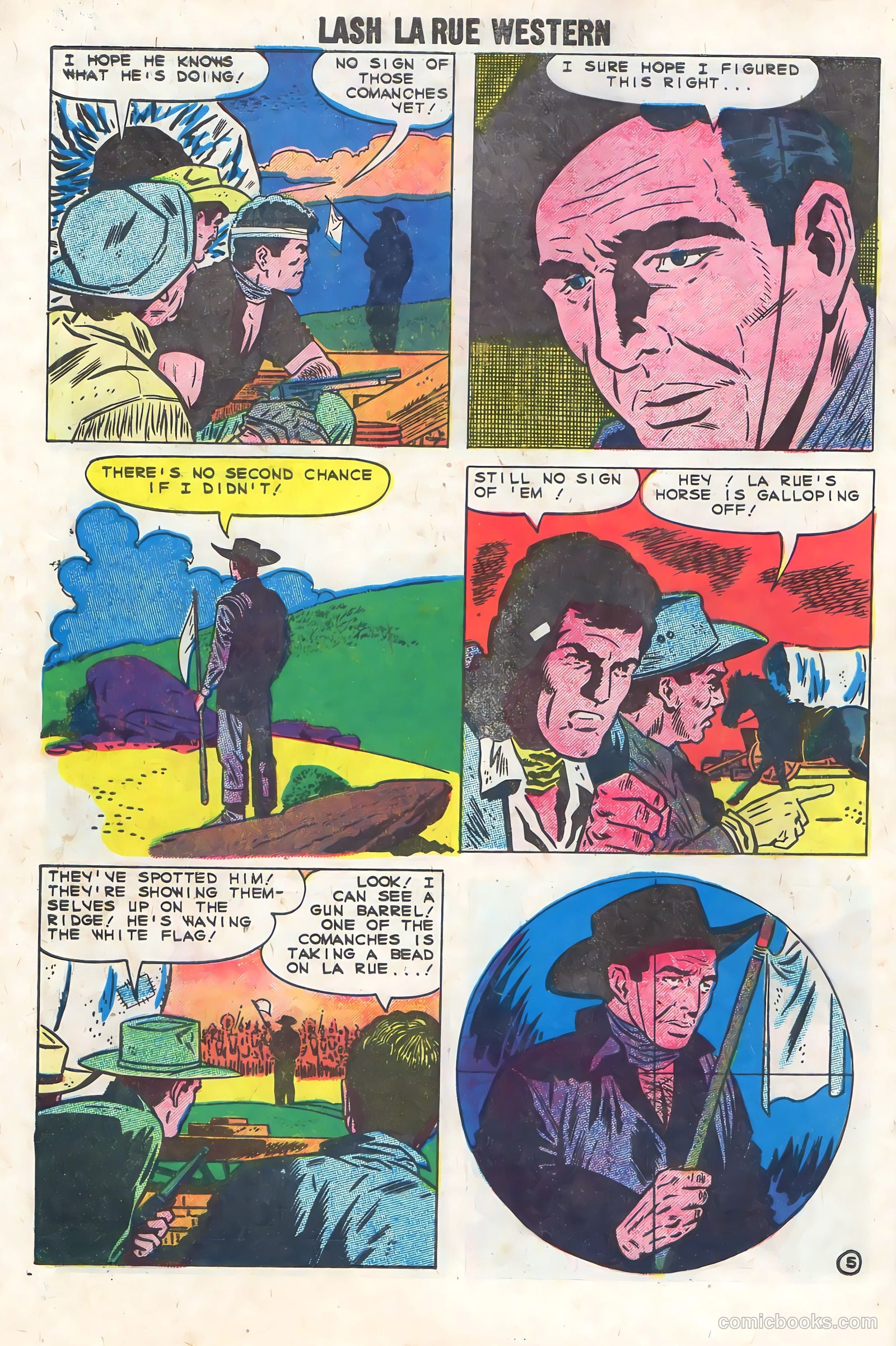 Lash La Rue Western #74 — page 8 of 36