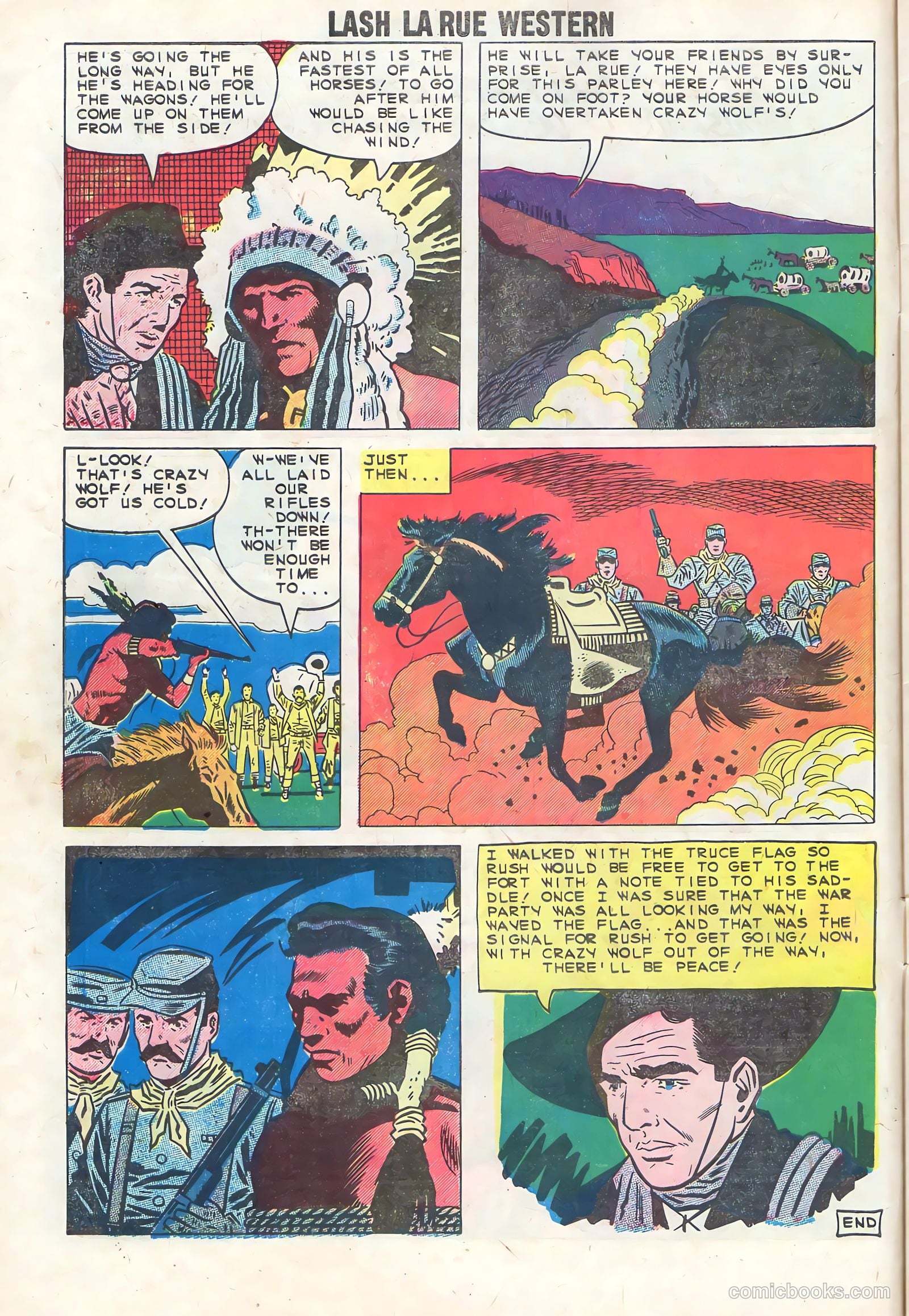 Lash La Rue Western #74 — page 10 of 36