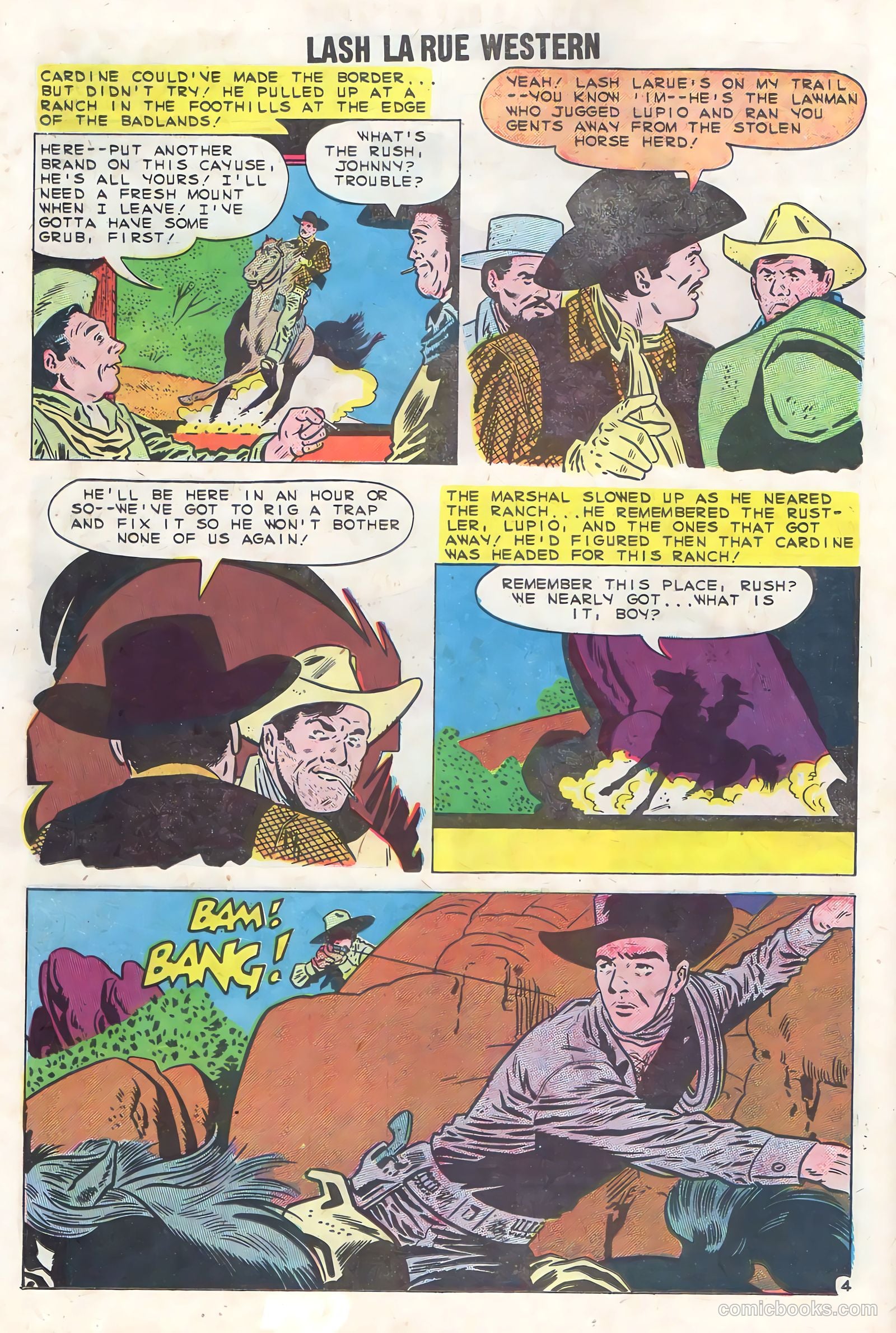 Lash La Rue Western #74 — page 26 of 36