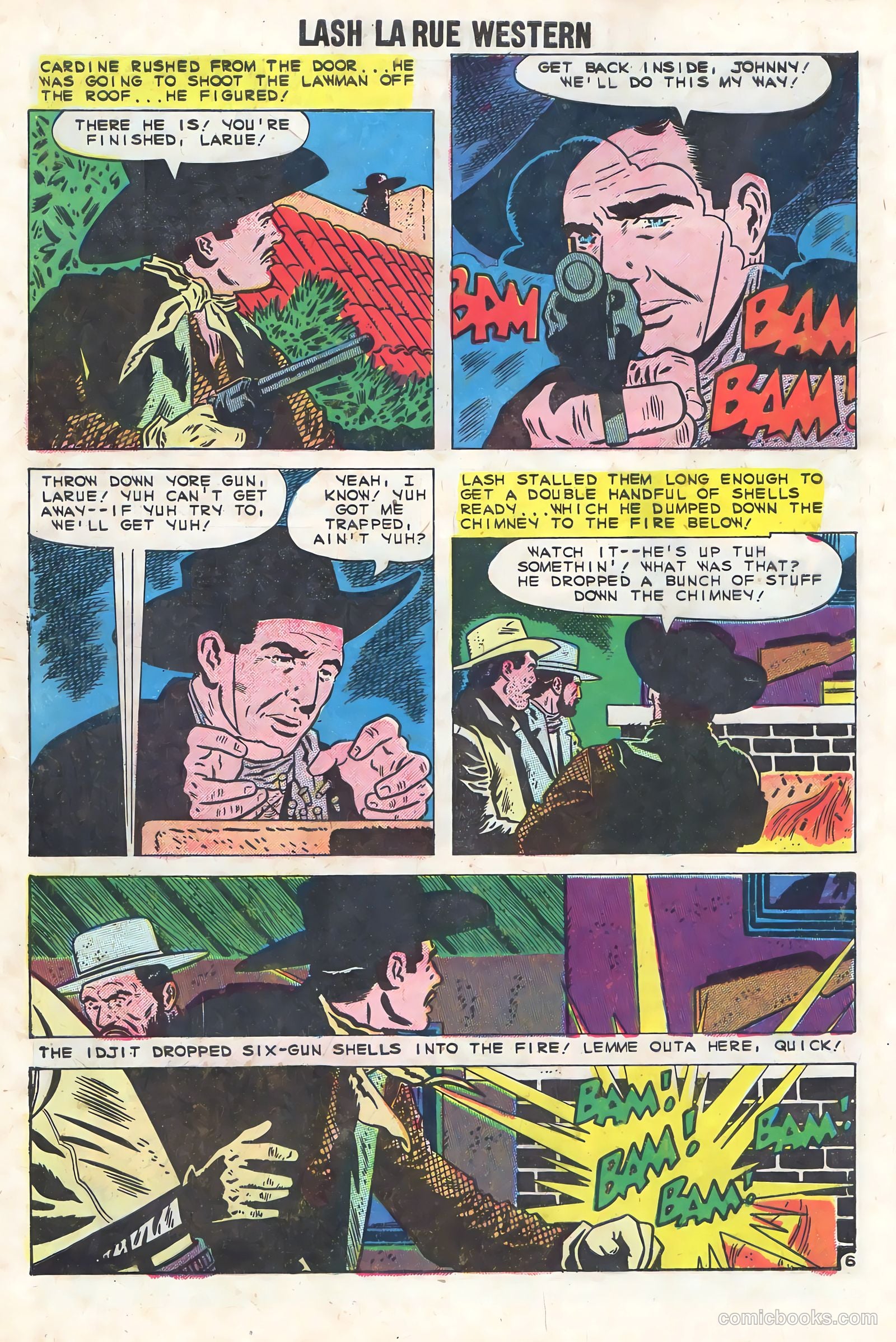 Lash La Rue Western #74 — page 28 of 36