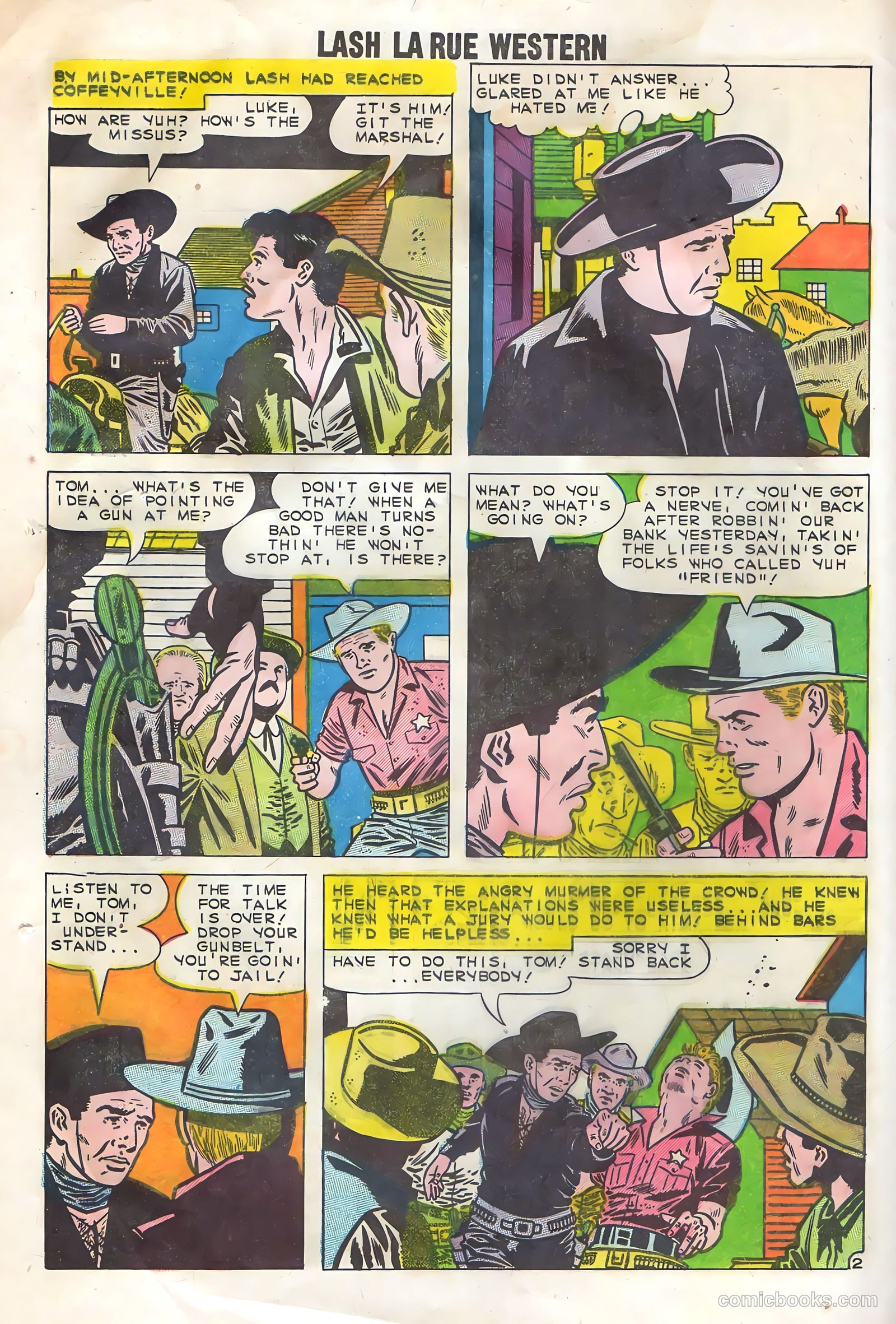 Lash La Rue Western #77 — page 4 of 36
