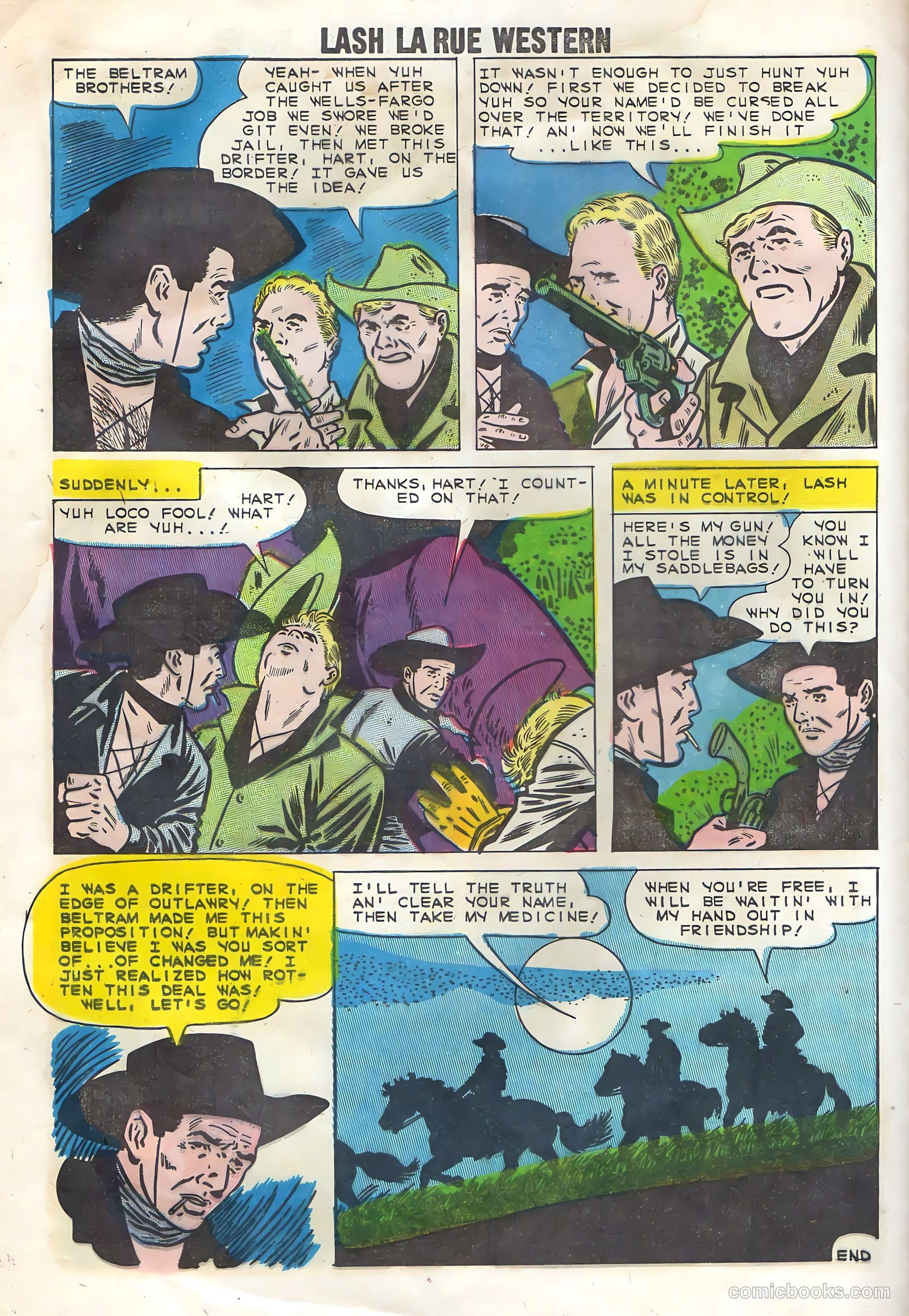 Lash La Rue Western #77 — page 8 of 36