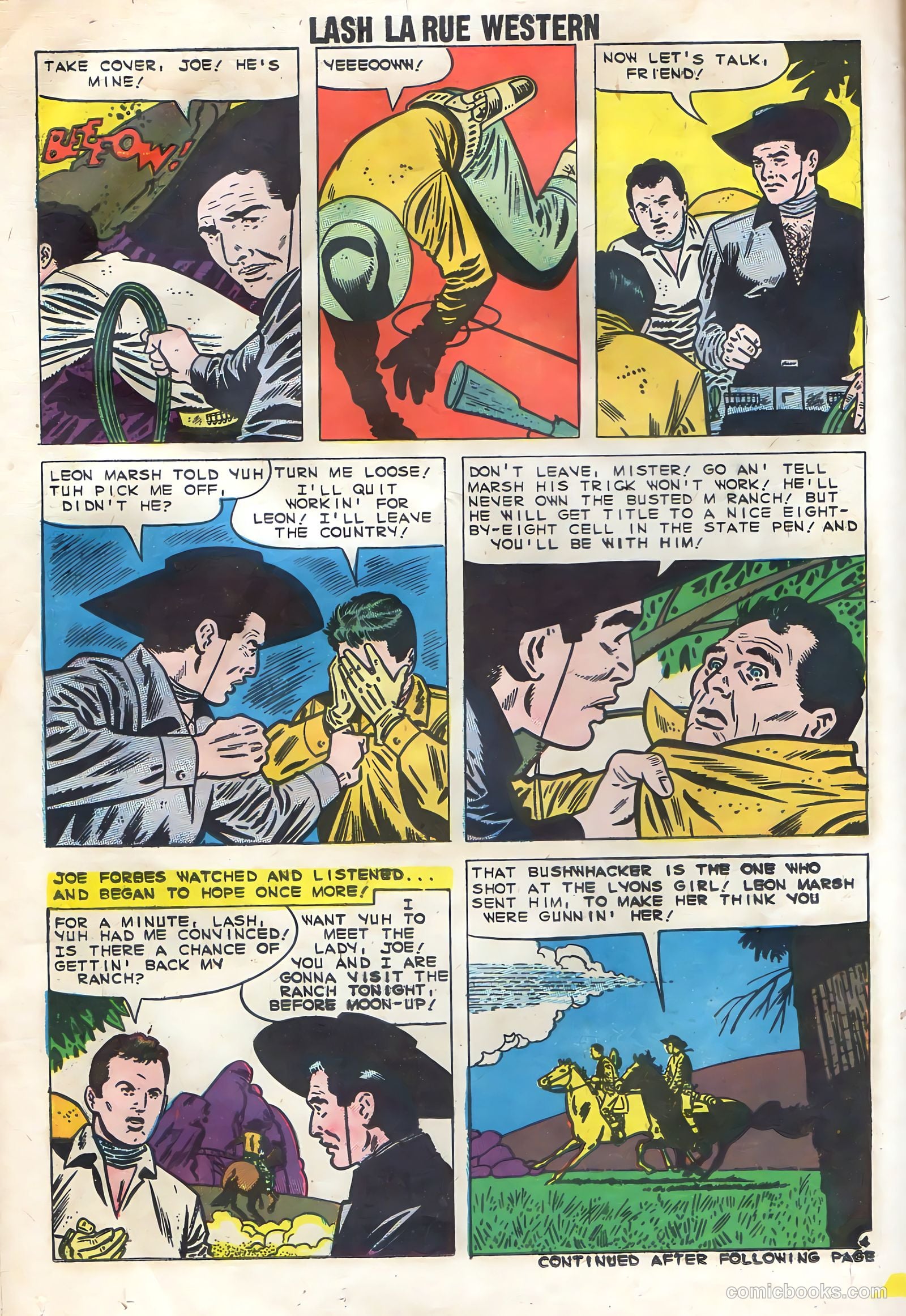 Lash La Rue Western #77 — page 14 of 36