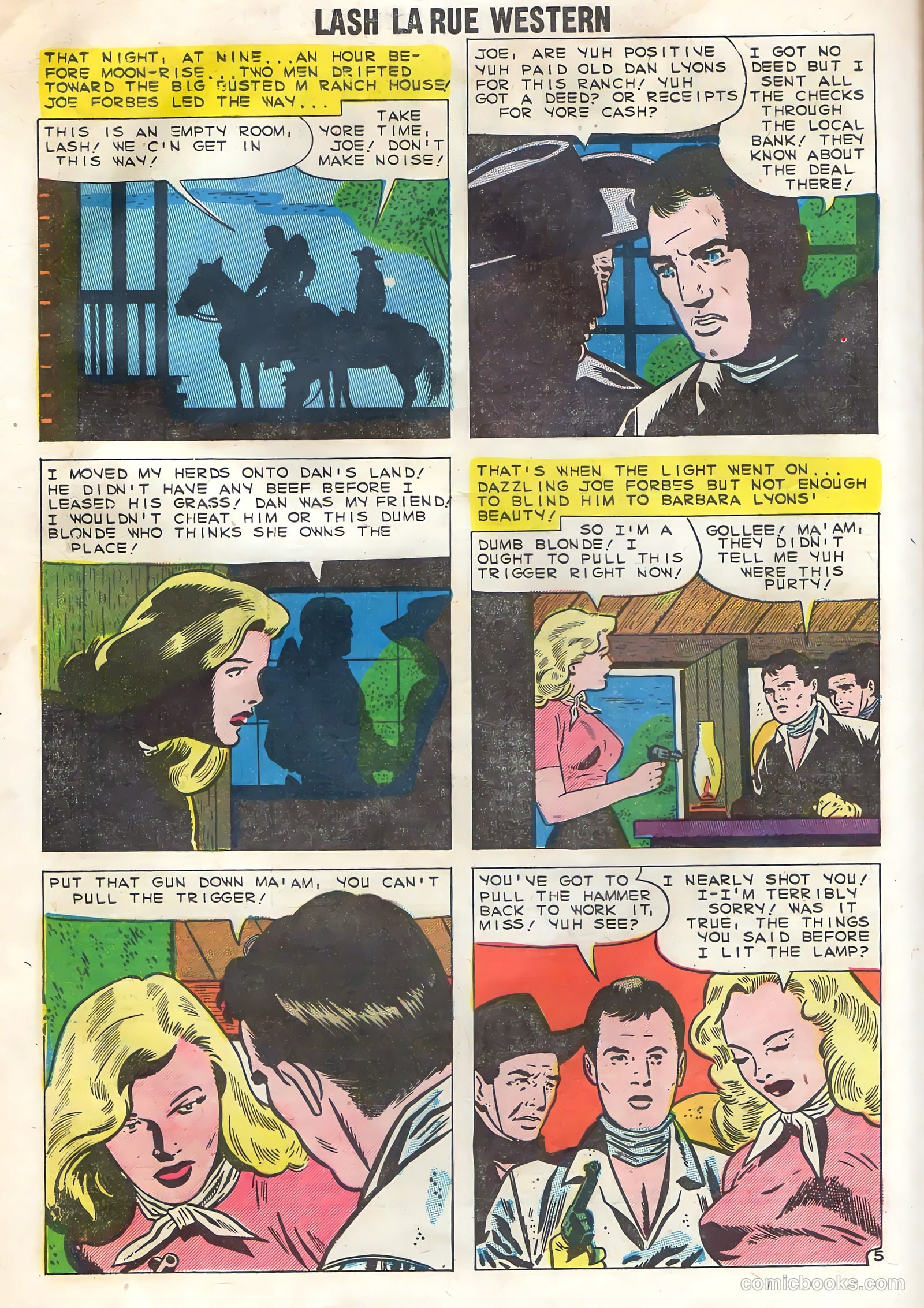 Lash La Rue Western #77 — page 16 of 36