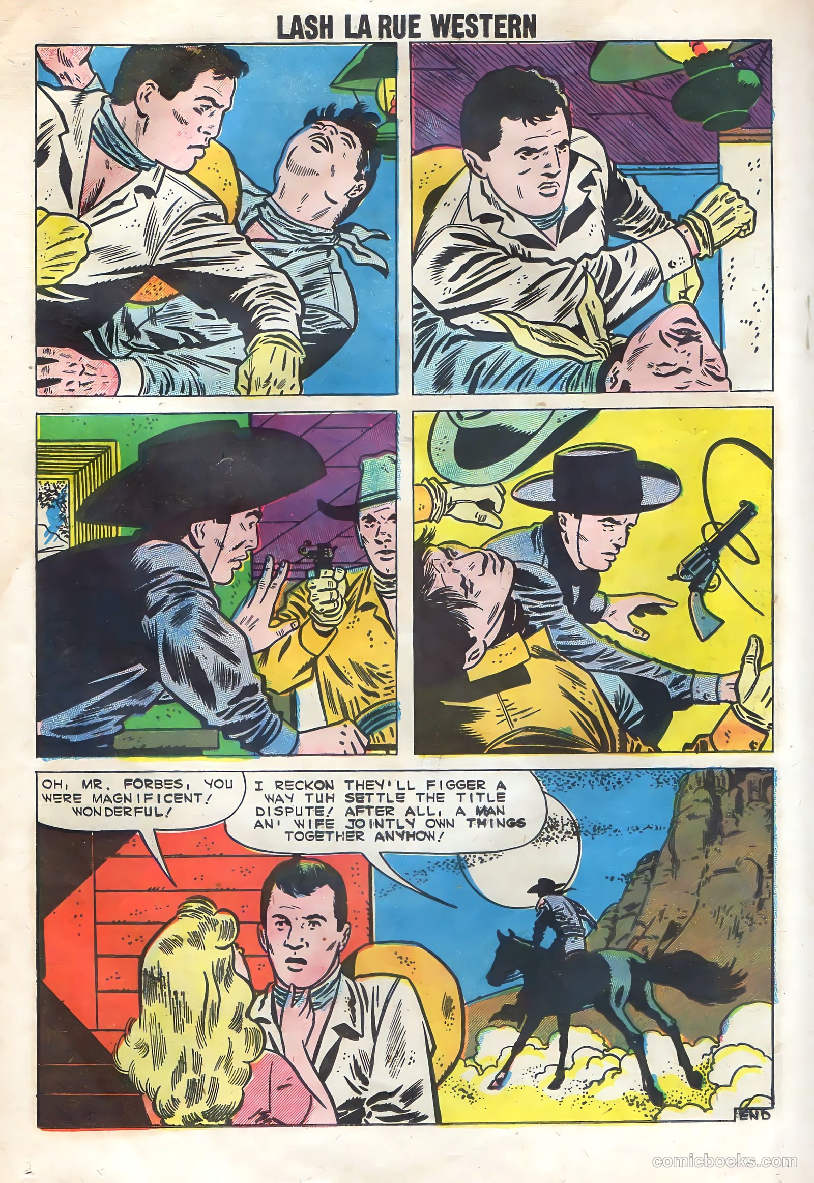 Lash La Rue Western #77 — page 18 of 36