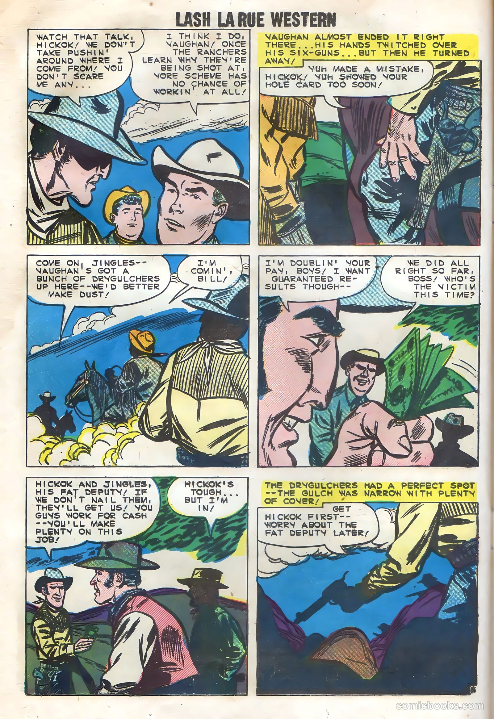 Lash La Rue Western #77 — page 26 of 36