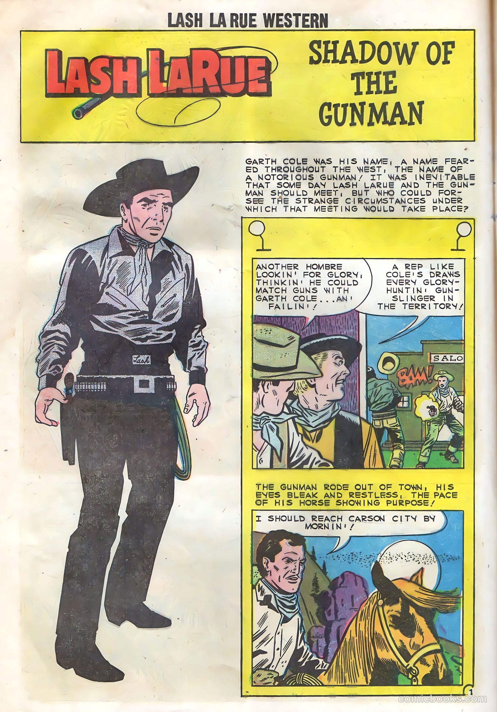 Lash La Rue Western #77 — page 28 of 36