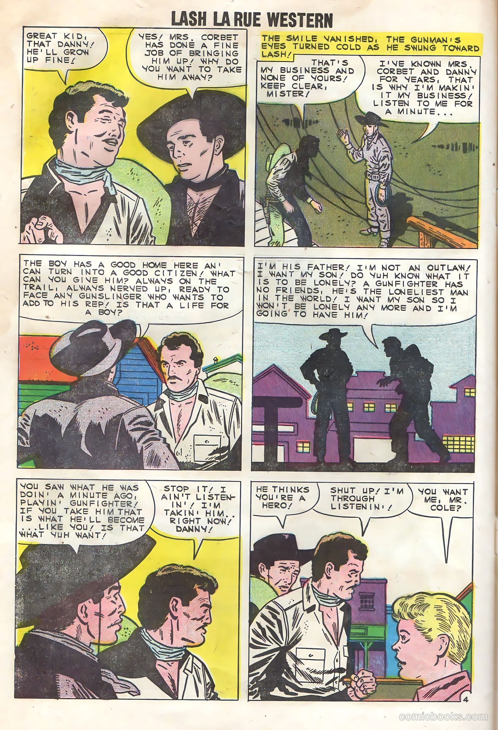 Lash La Rue Western #77 — page 32 of 36