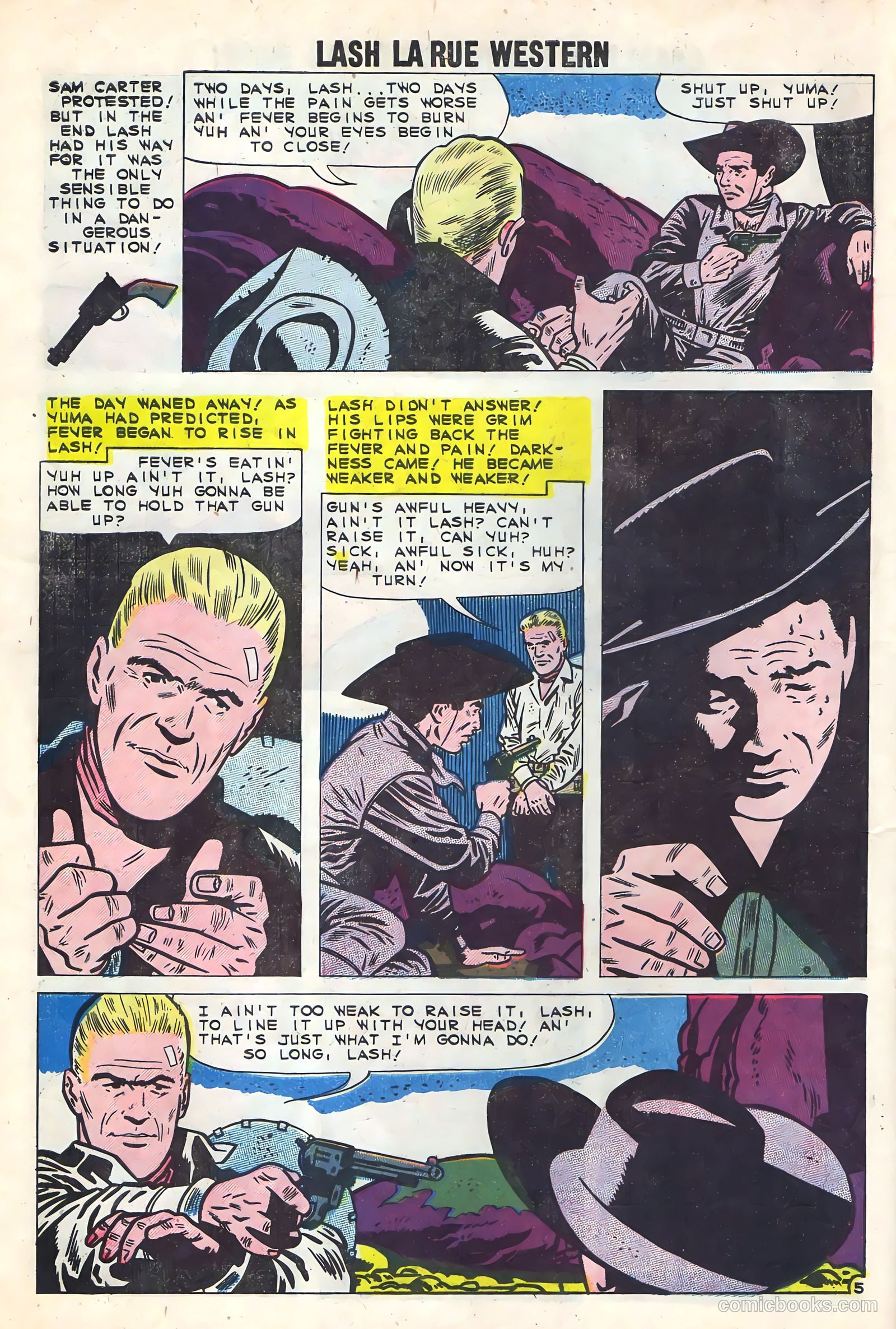 Lash La Rue Western #78 — page 8 of 36