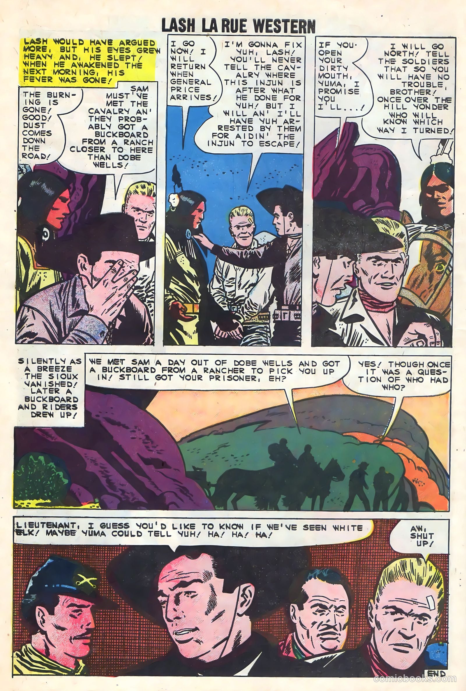 Lash La Rue Western #78 — page 10 of 36