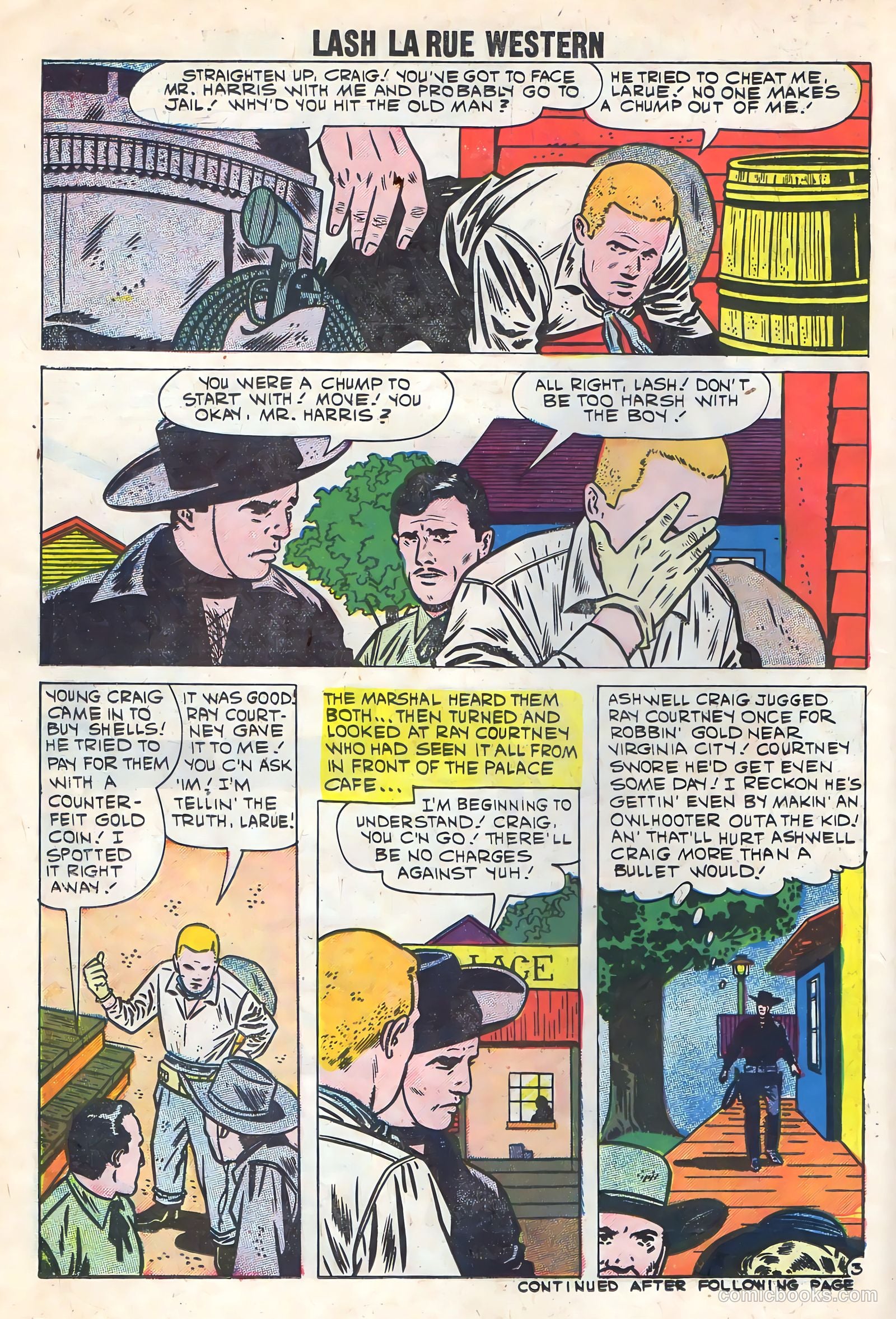 Lash La Rue Western #78 — page 14 of 36