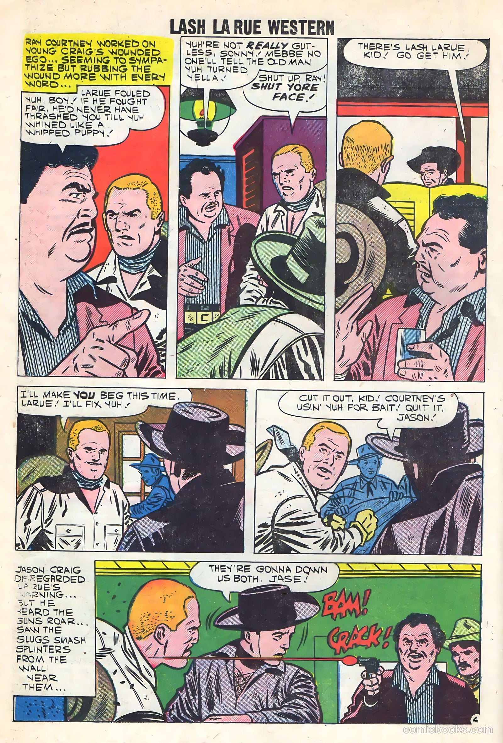 Lash La Rue Western #78 — page 16 of 36