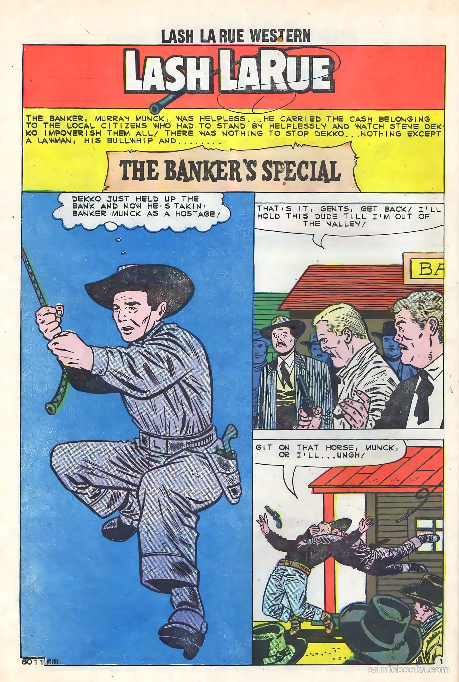 Lash La Rue Western #78 — page 28 of 36
