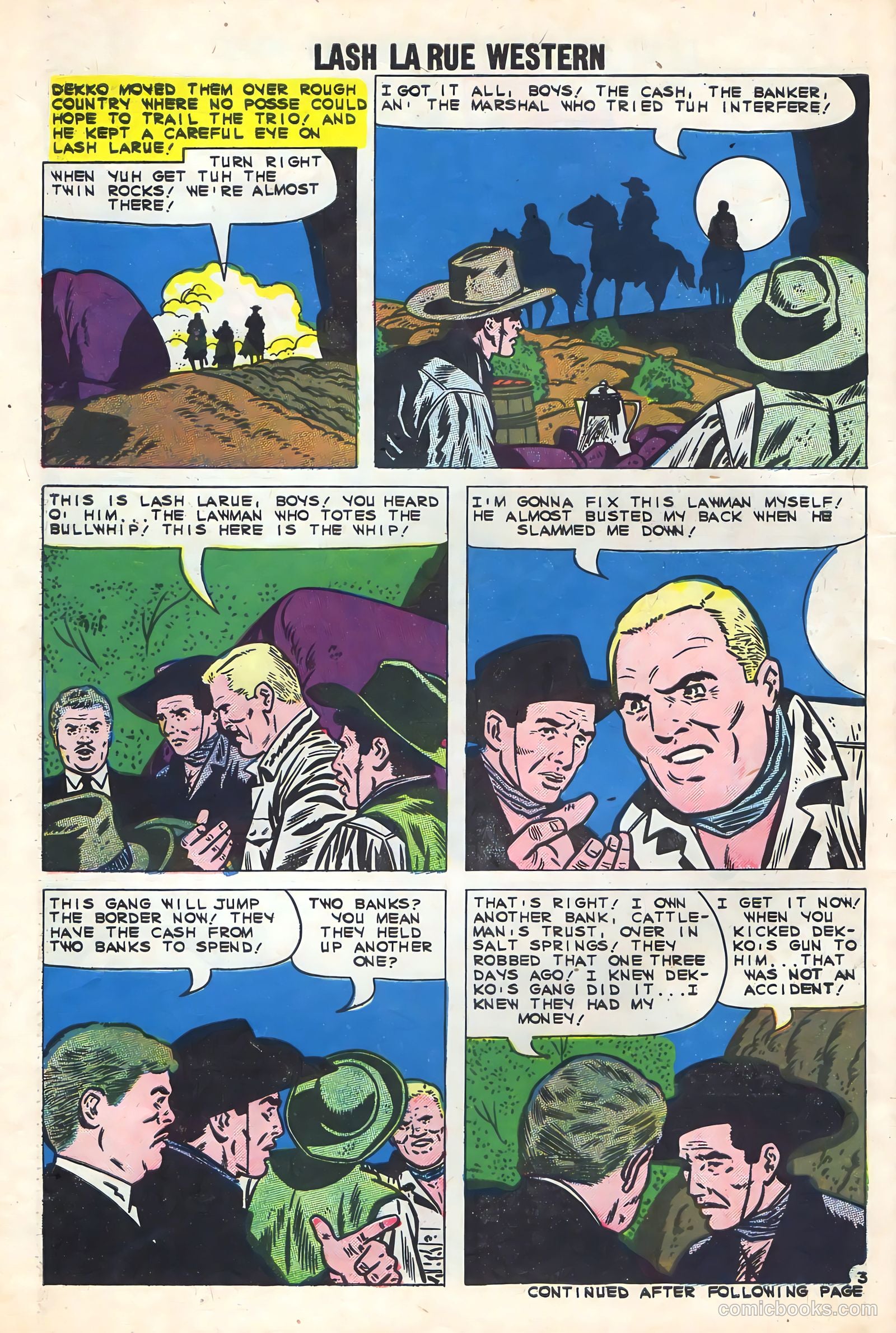 Lash La Rue Western #78 — page 30 of 36