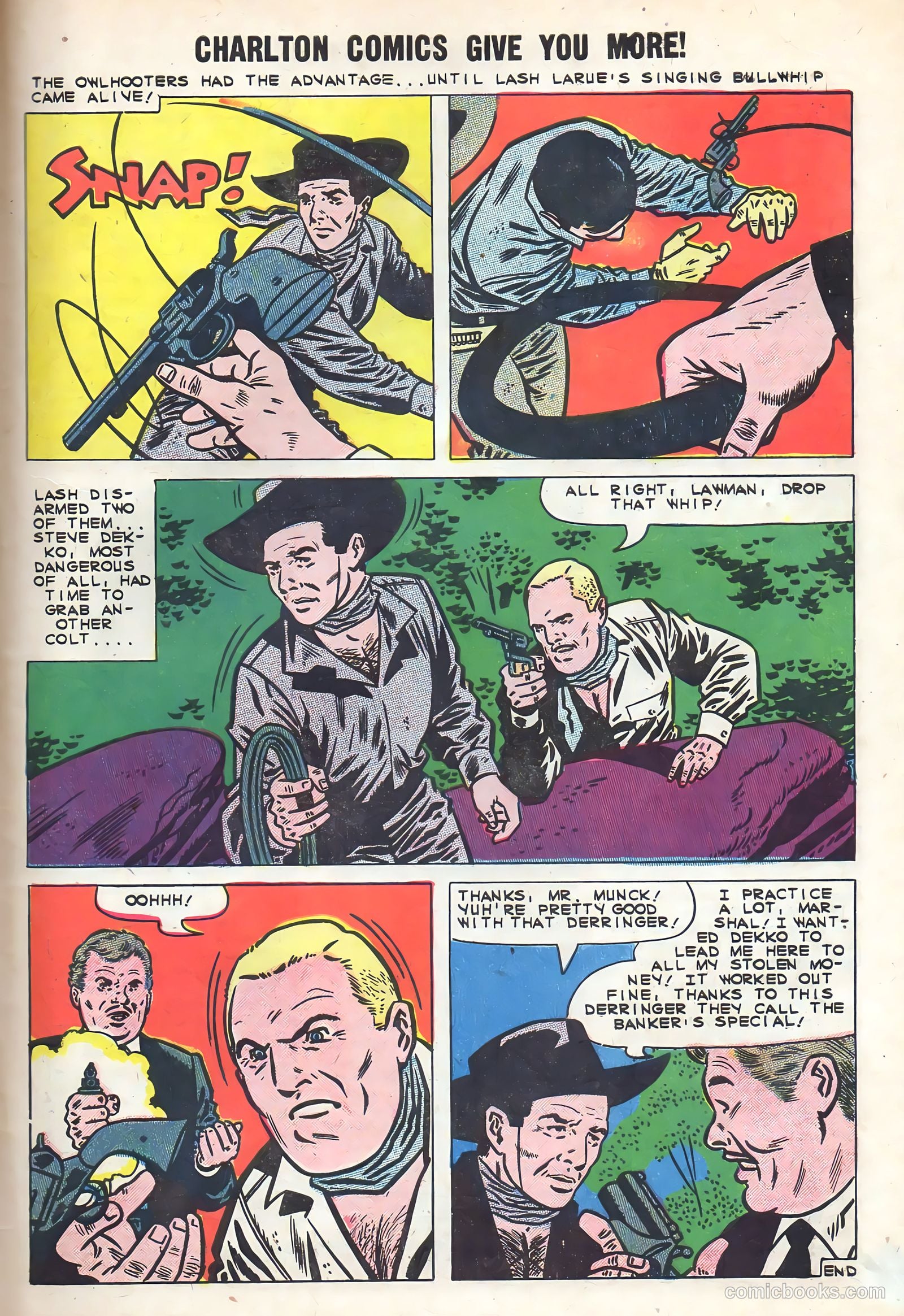 Lash La Rue Western #78 — page 33 of 36