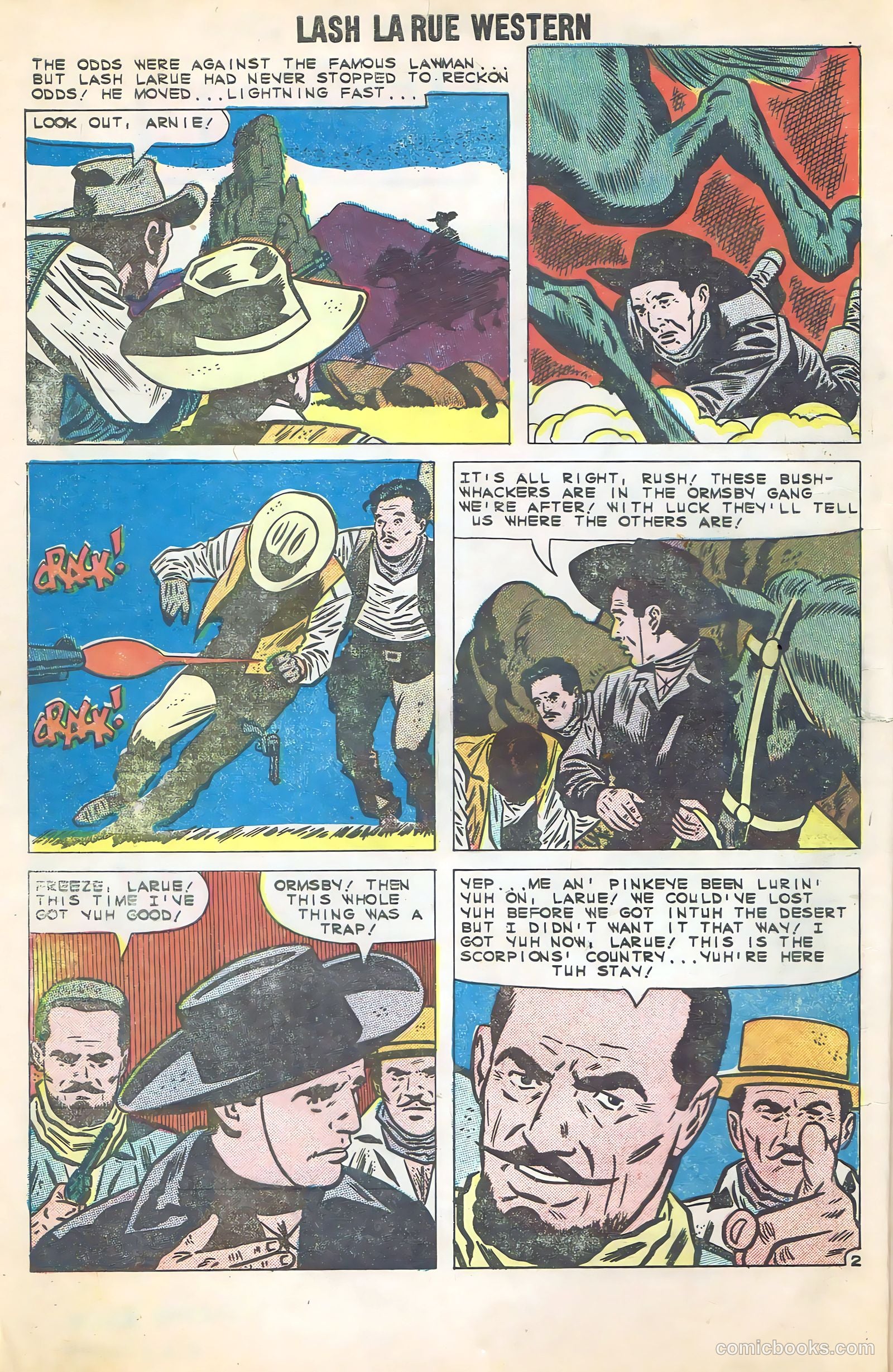 Lash La Rue Western #79 — page 4 of 36