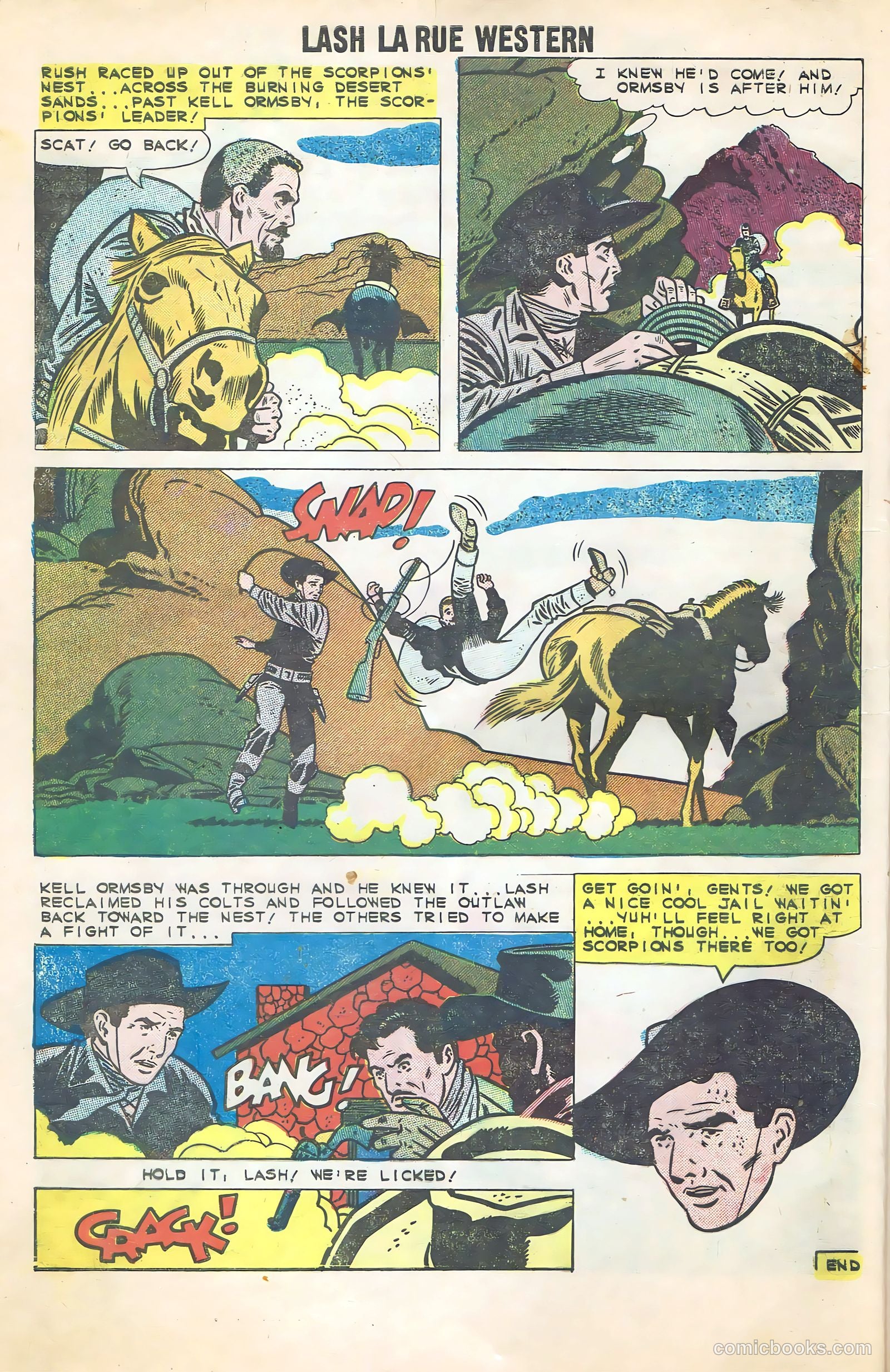 Lash La Rue Western #79 — page 8 of 36