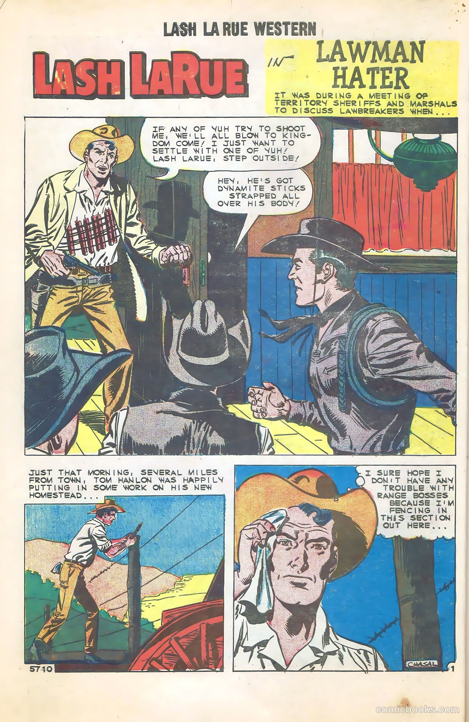 Lash La Rue Western #79 — page 10 of 36