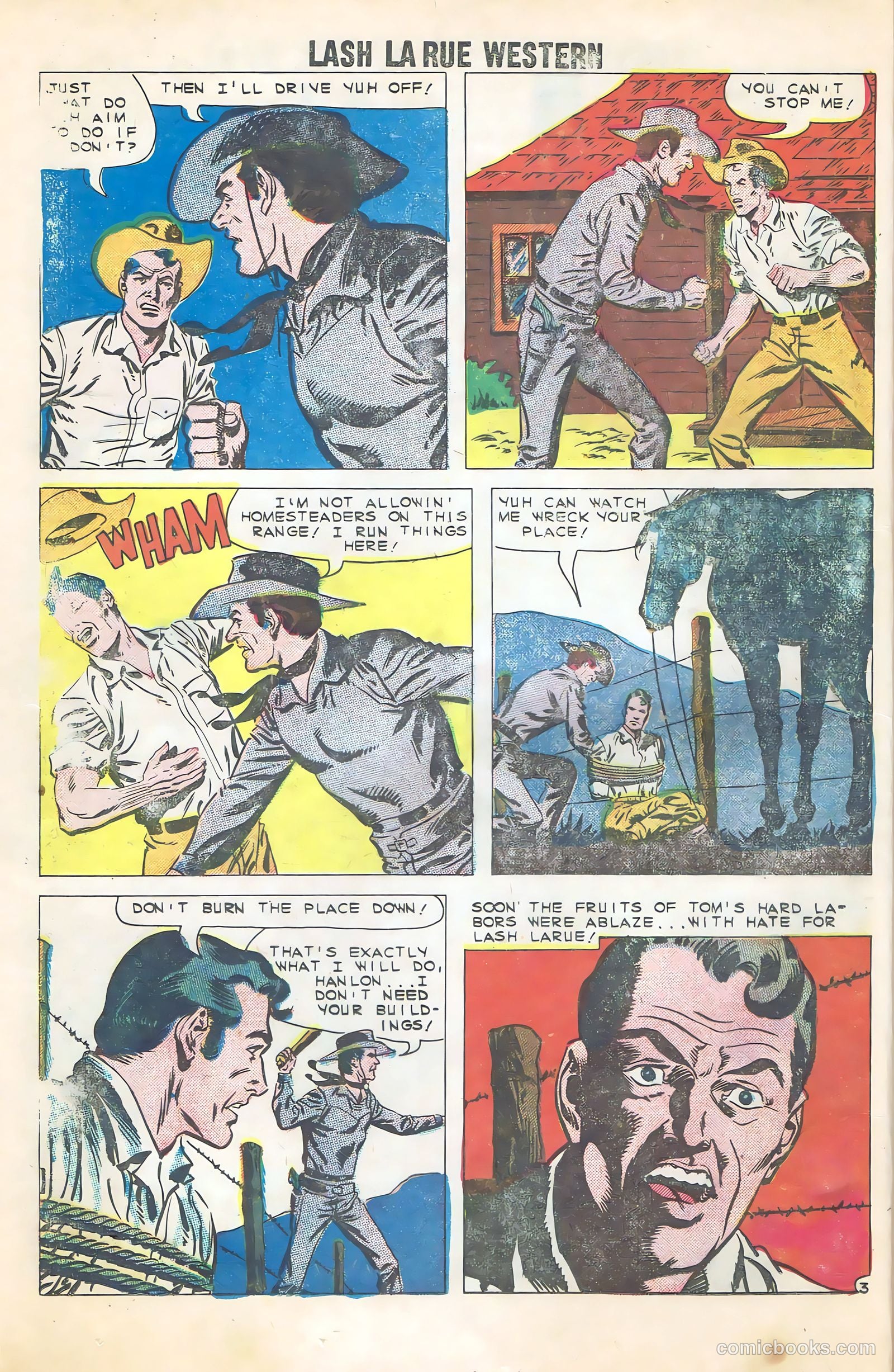Lash La Rue Western #79 — page 12 of 36