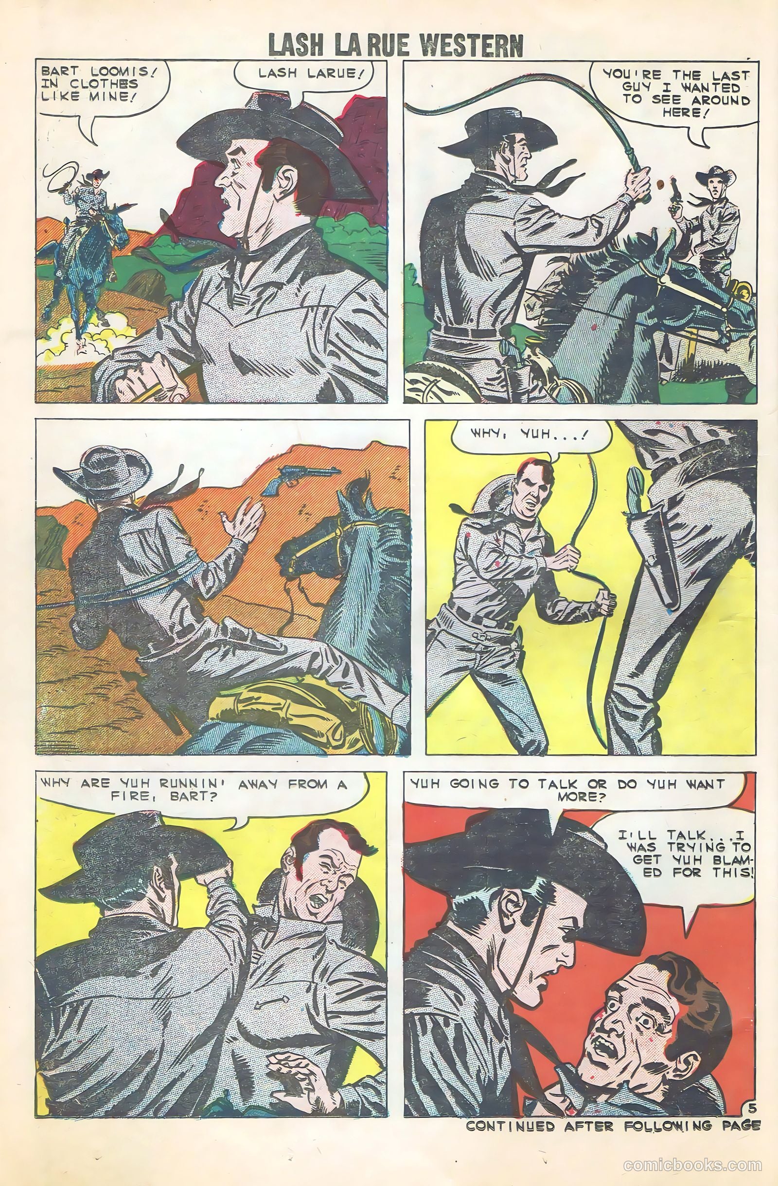 Lash La Rue Western #79 — page 14 of 36