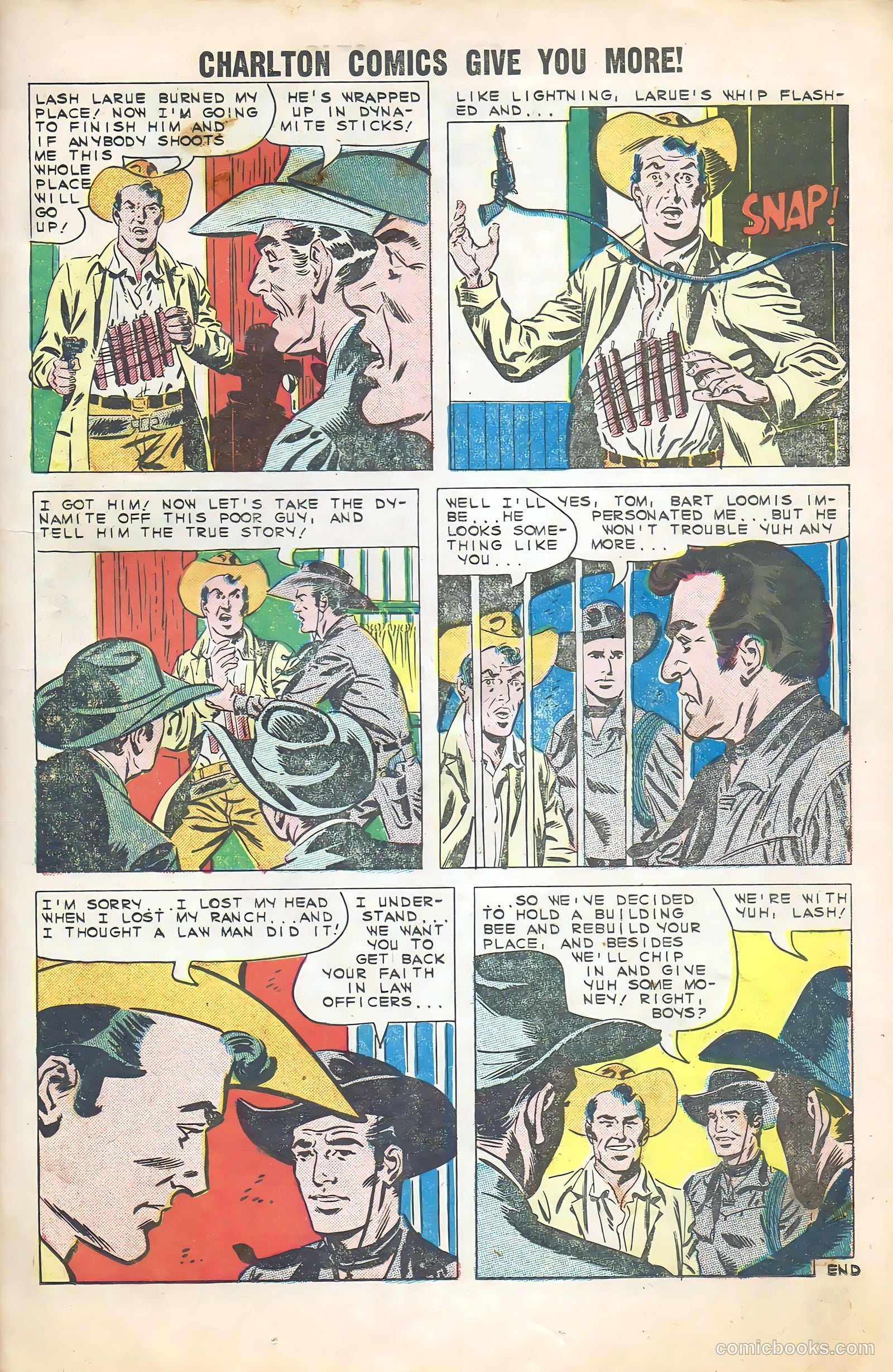 Lash La Rue Western #79 — page 17 of 36