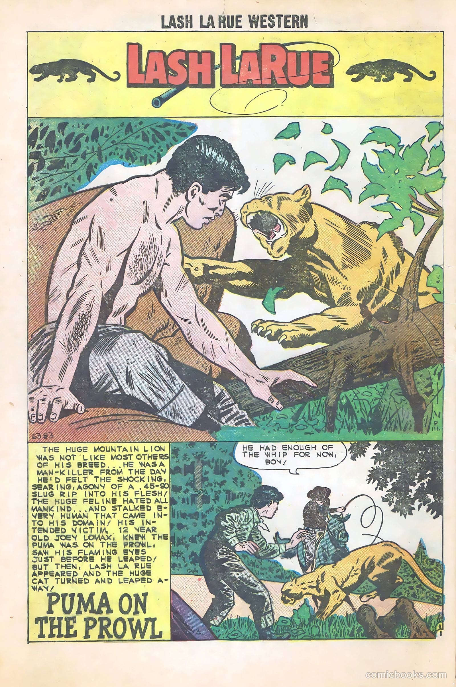 Lash La Rue Western #79 — page 28 of 36