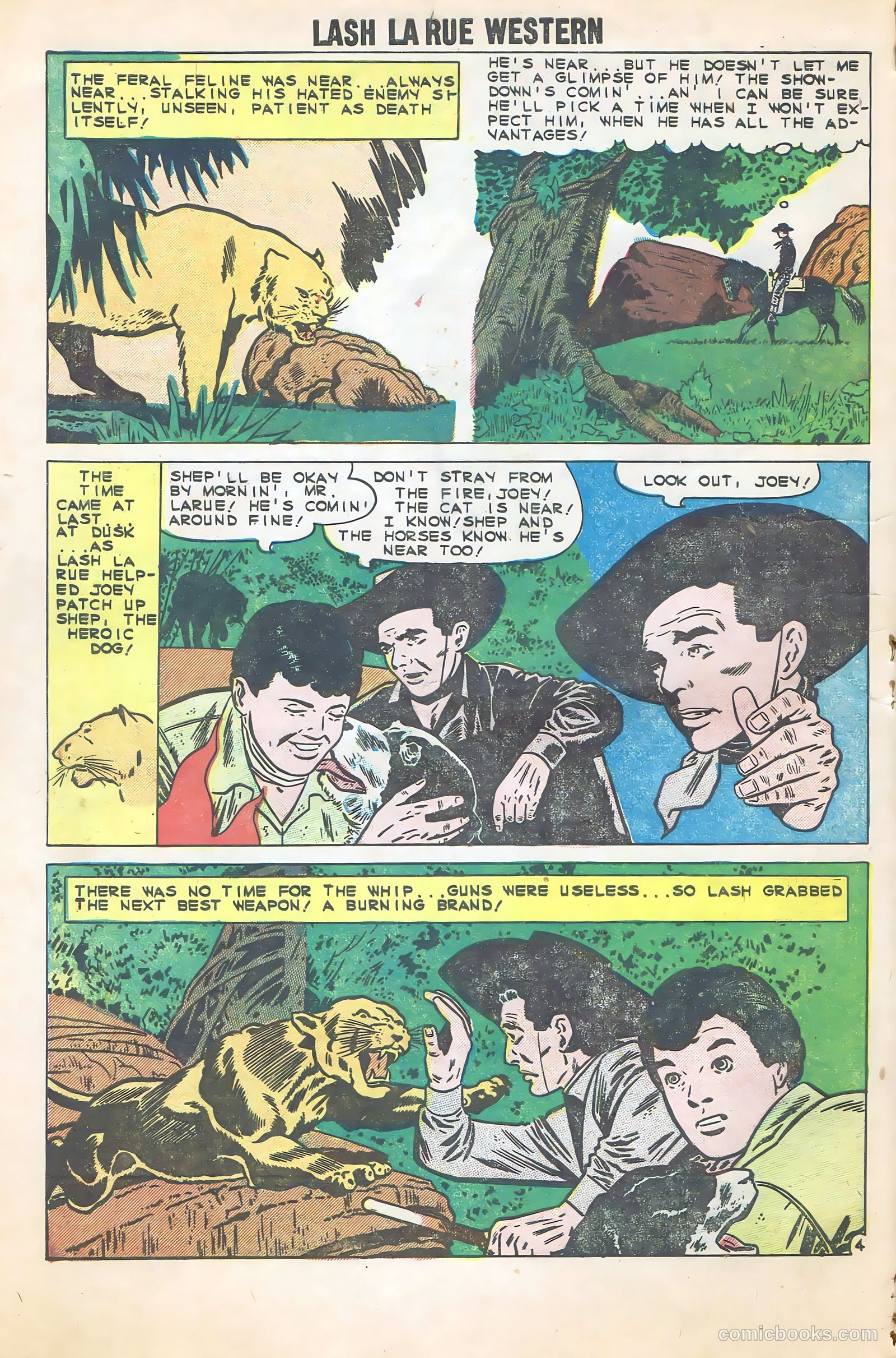 Lash La Rue Western #79 — page 32 of 36