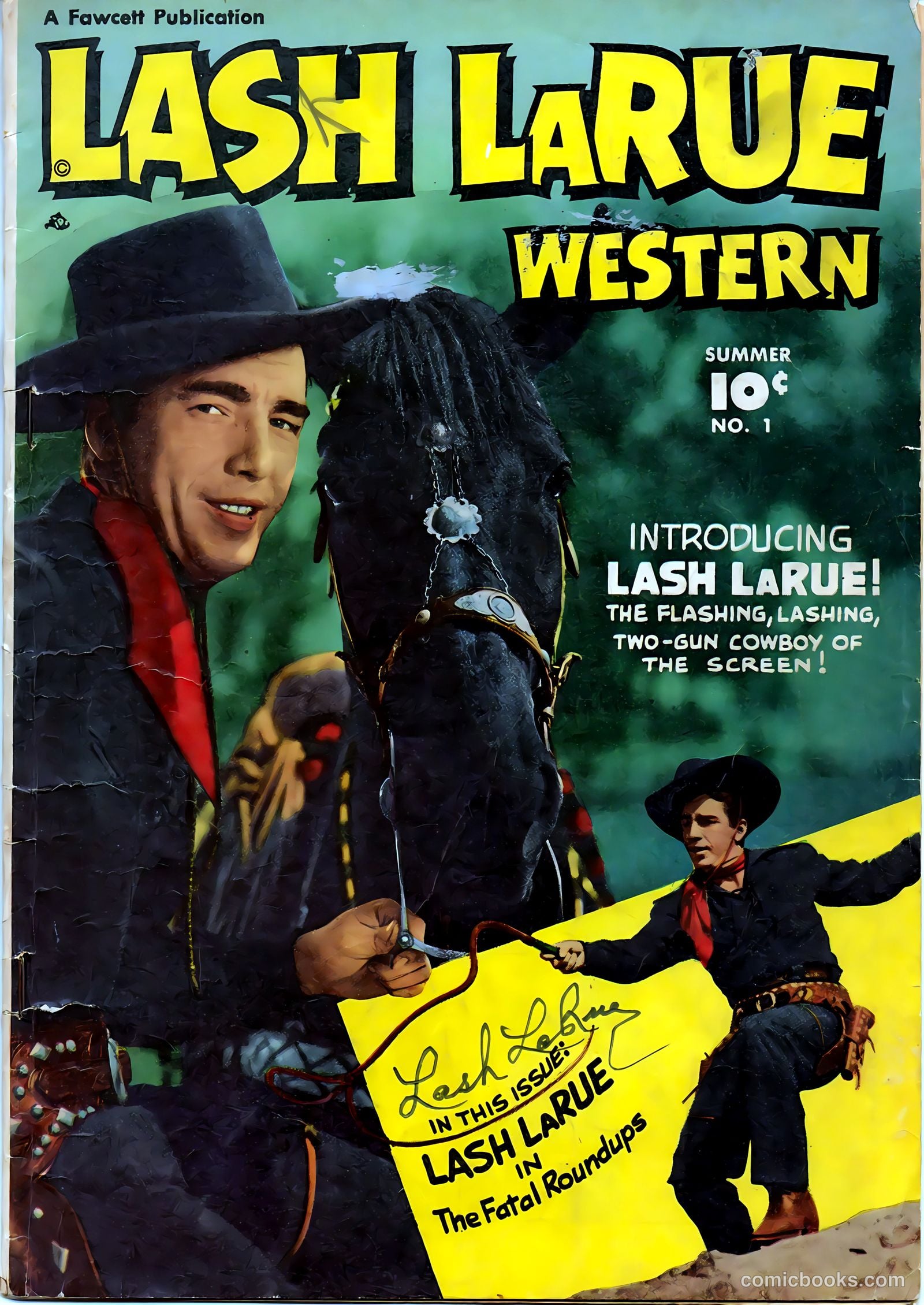Lash LaRue Western #1 — page 1 of 36