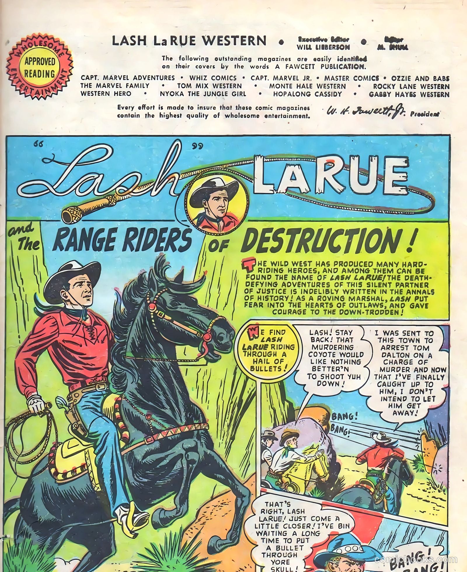 Lash LaRue Western #1 — page 3 of 36