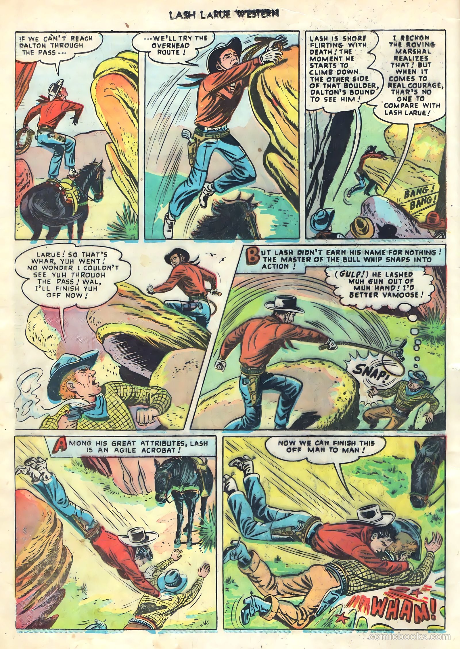 Lash LaRue Western #1 — page 4 of 36