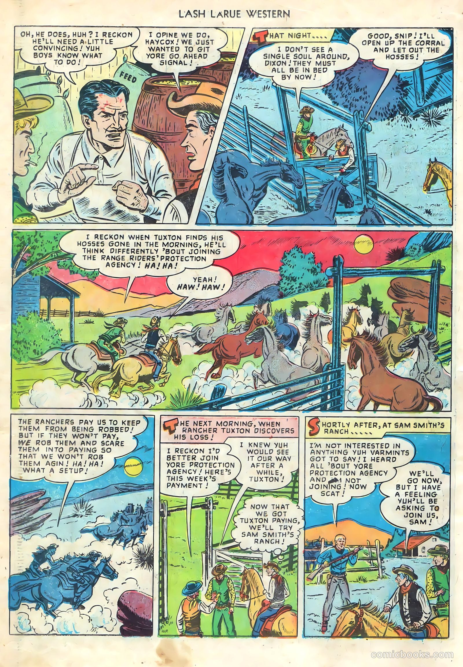 Lash LaRue Western #1 — page 6 of 36