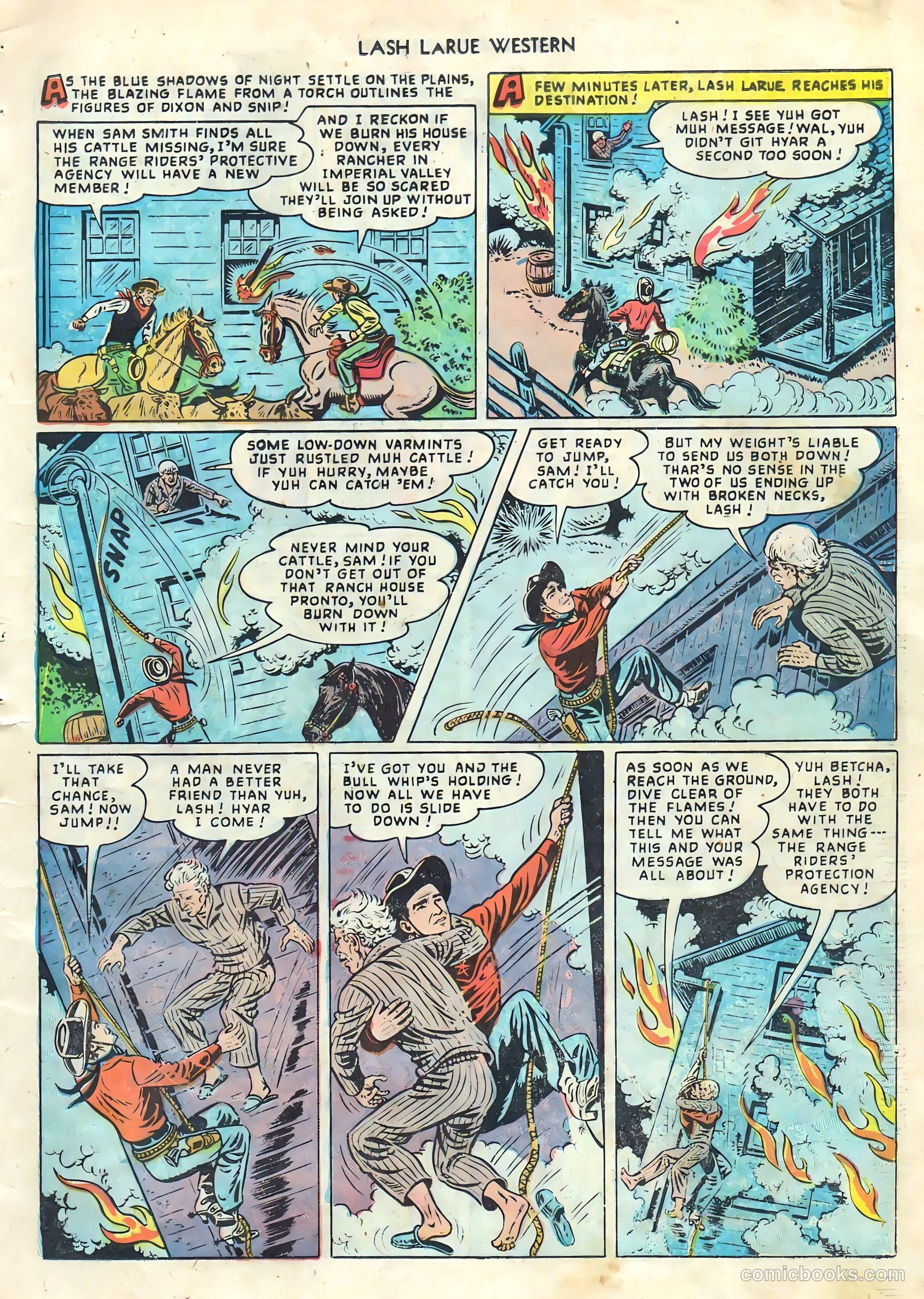Lash LaRue Western #1 — page 7 of 36