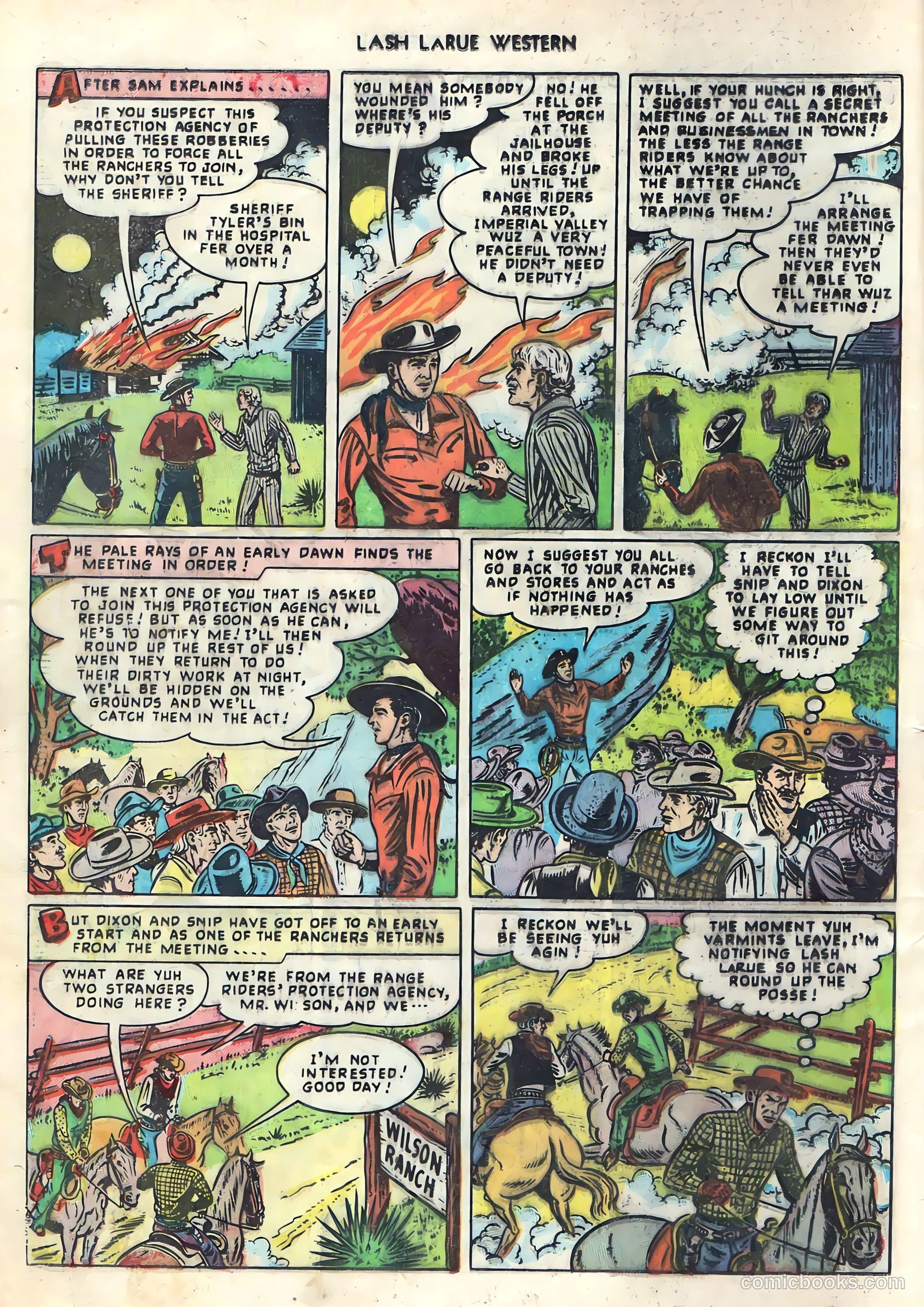 Lash LaRue Western #1 — page 8 of 36