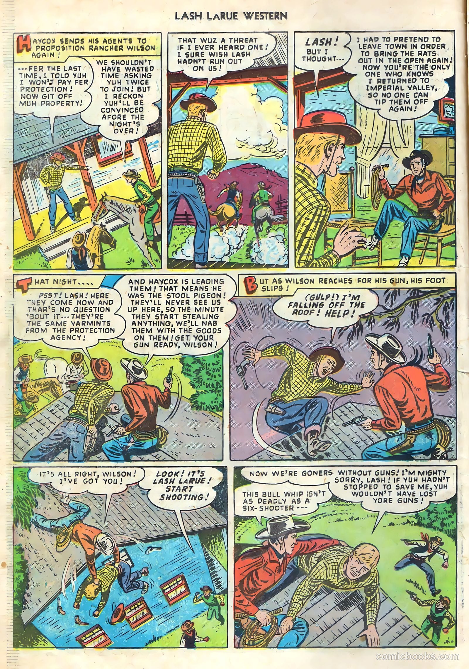 Lash LaRue Western #1 — page 10 of 36
