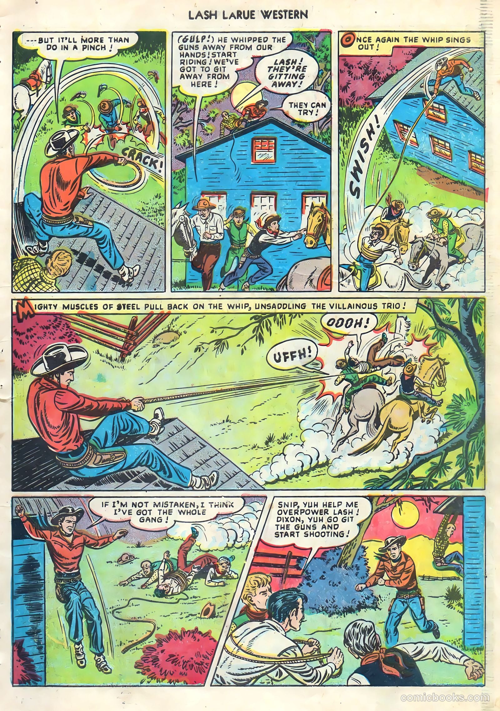 Lash LaRue Western #1 — page 11 of 36