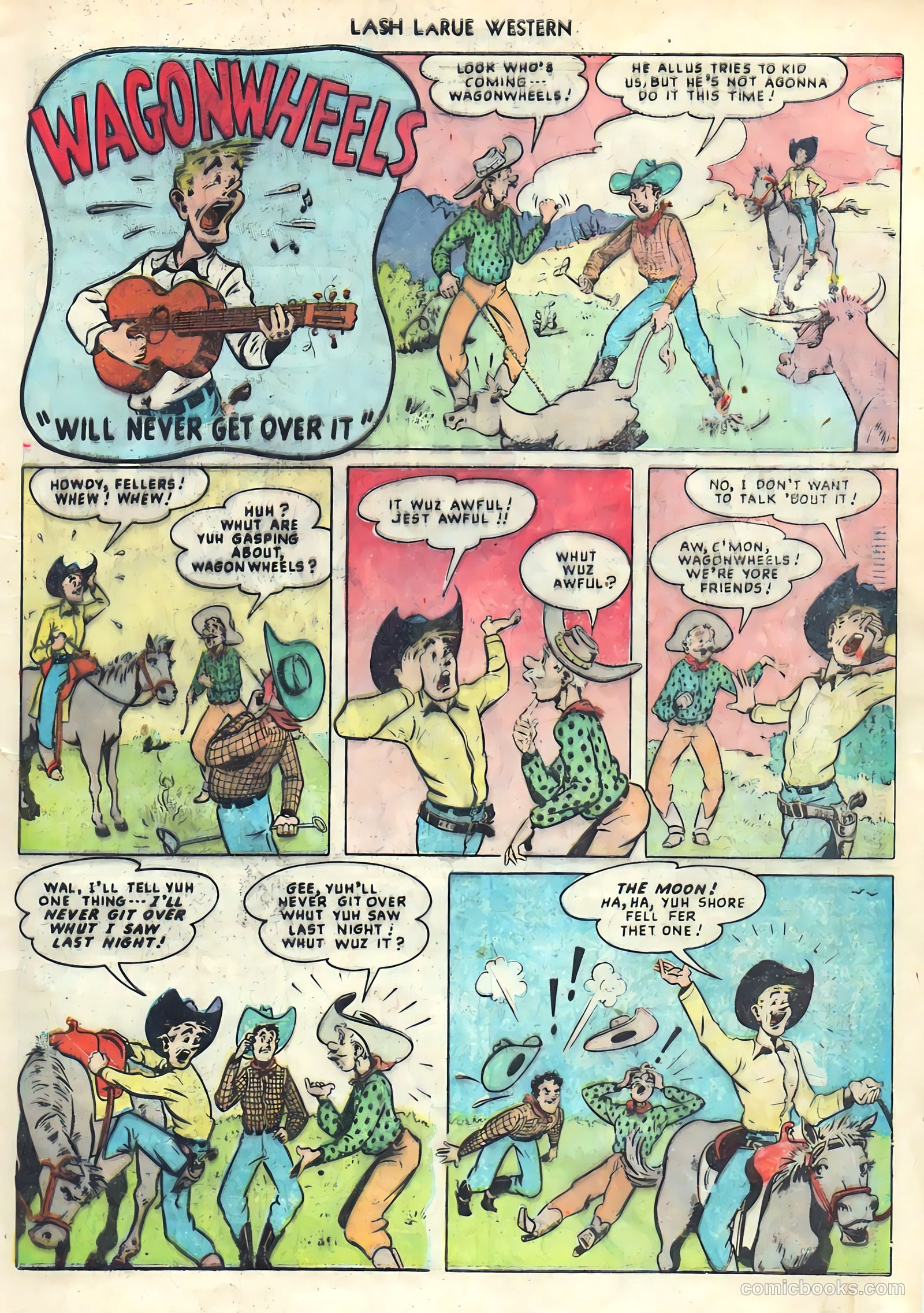 Lash LaRue Western #1 — page 13 of 36