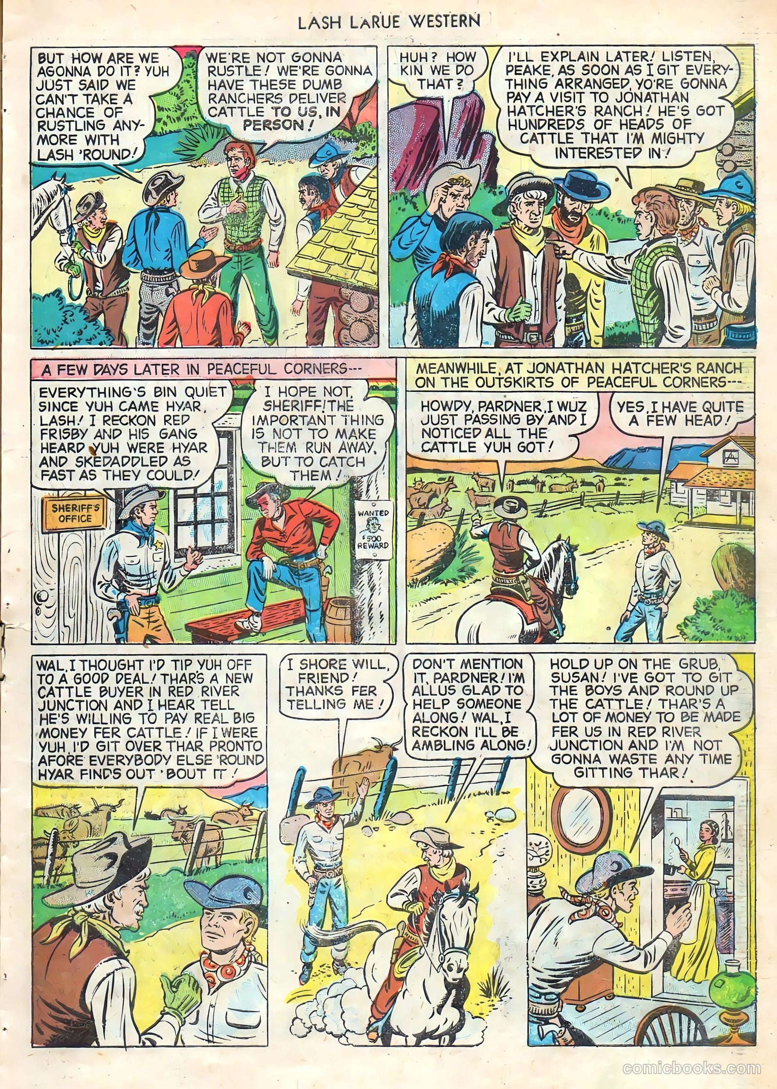 Lash LaRue Western #1 — page 15 of 36