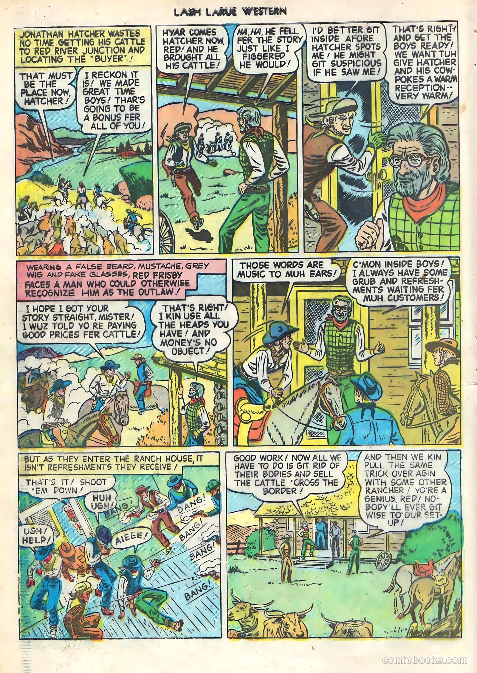 Lash LaRue Western #1 — page 16 of 36