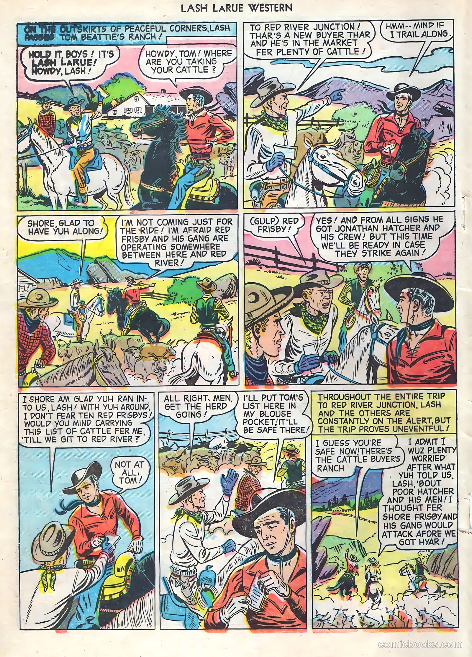 Lash LaRue Western #1 — page 18 of 36