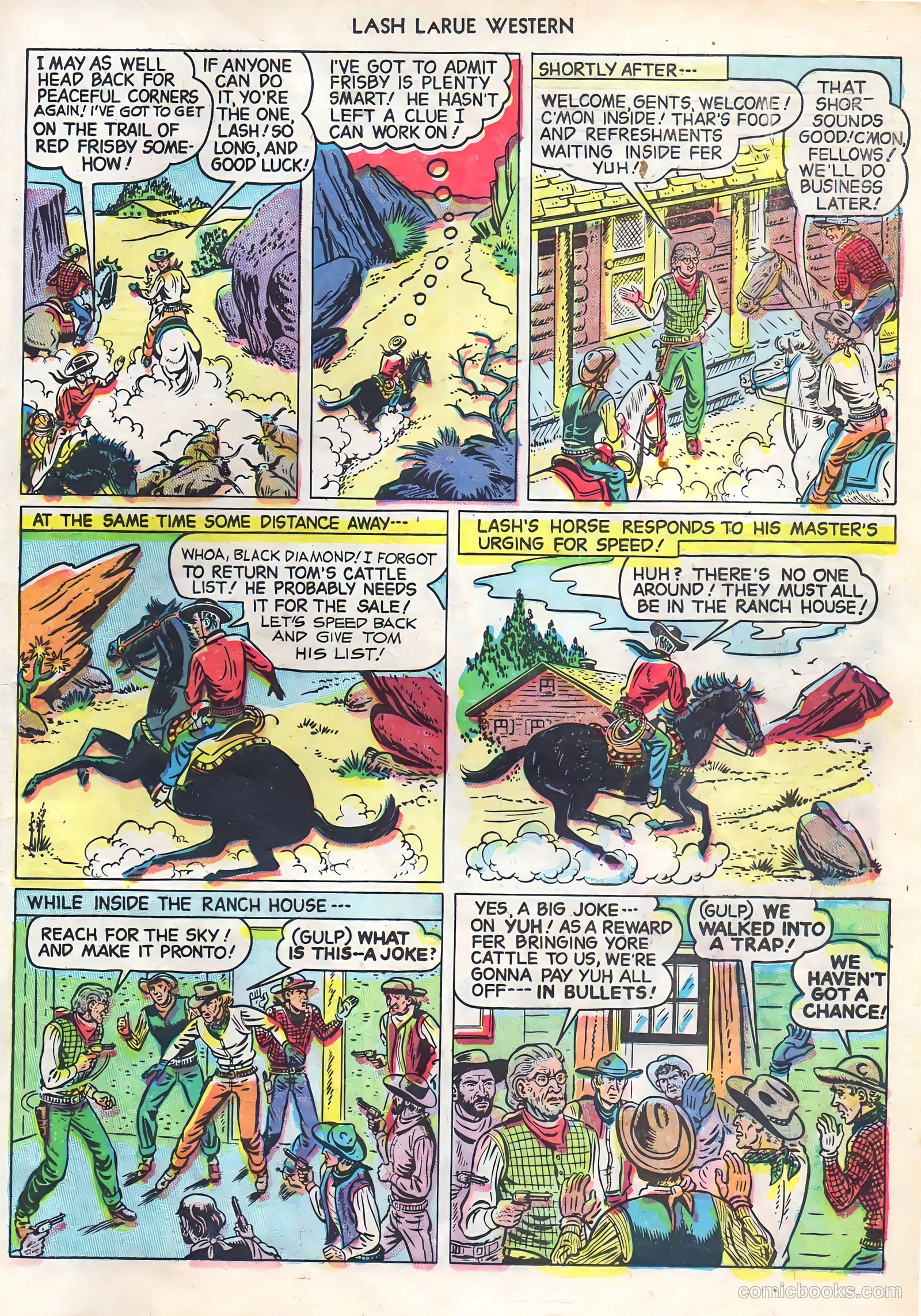 Lash LaRue Western #1 — page 19 of 36