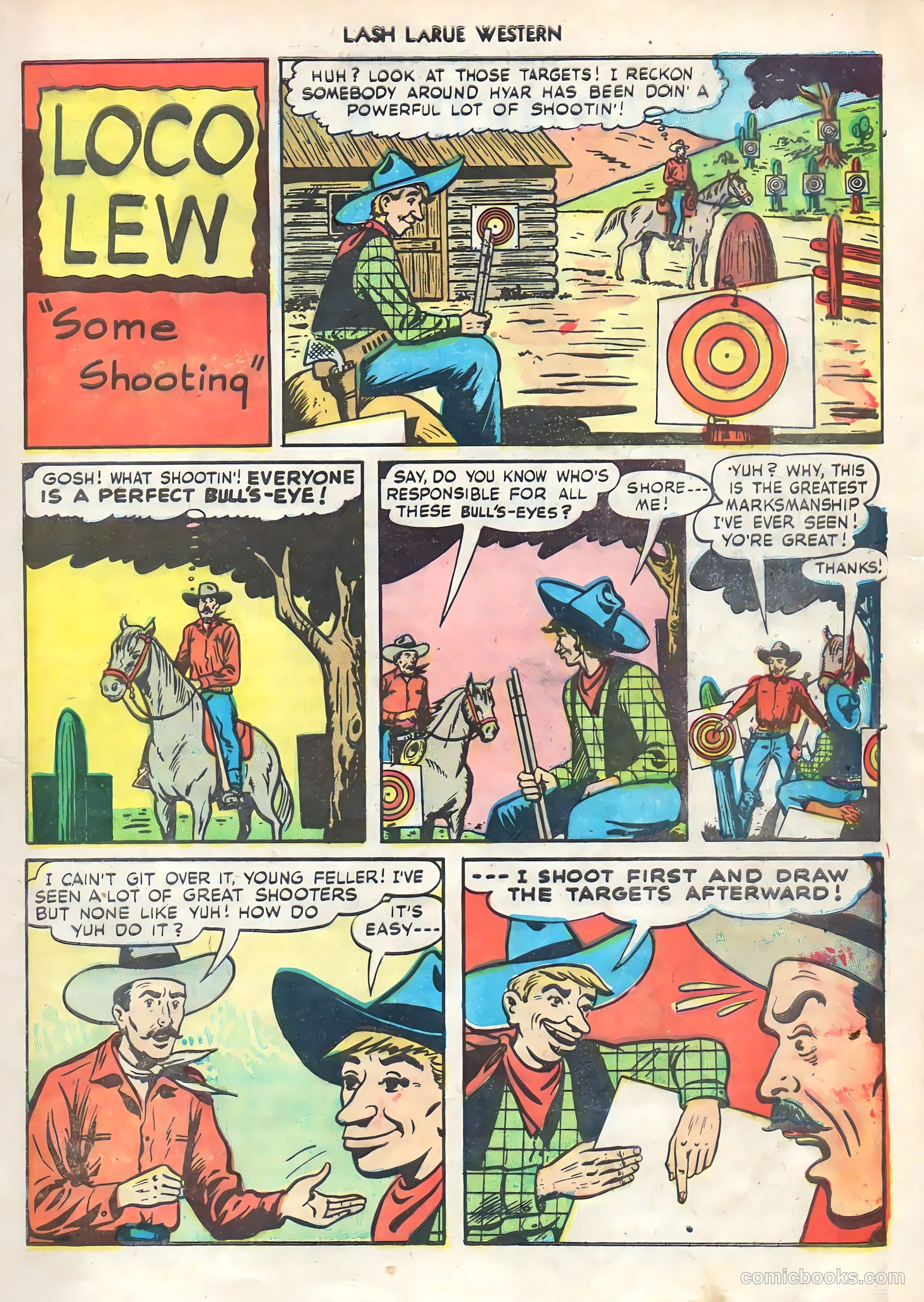 Lash LaRue Western #1 — page 21 of 36