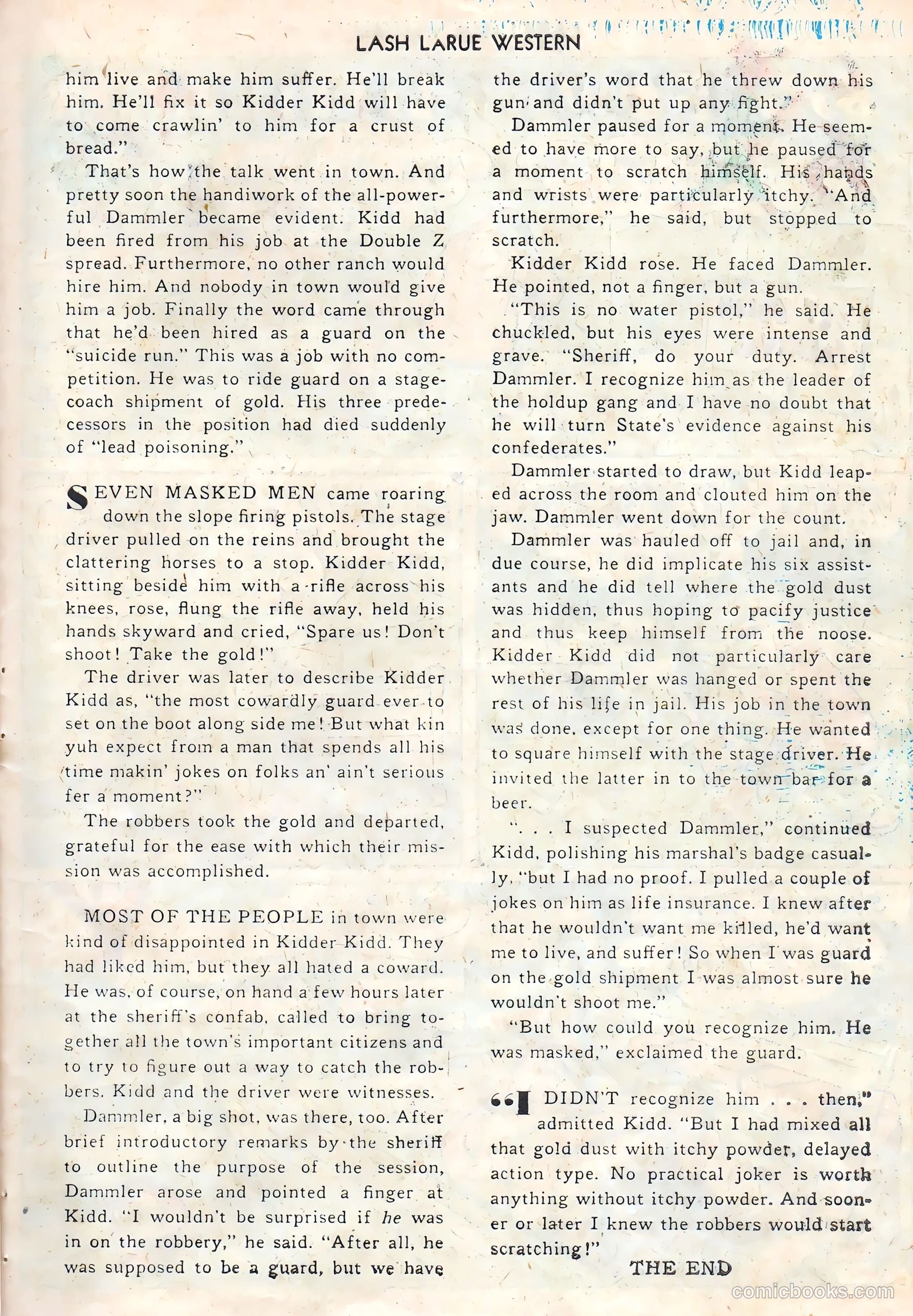 Lash LaRue Western #1 — page 23 of 36