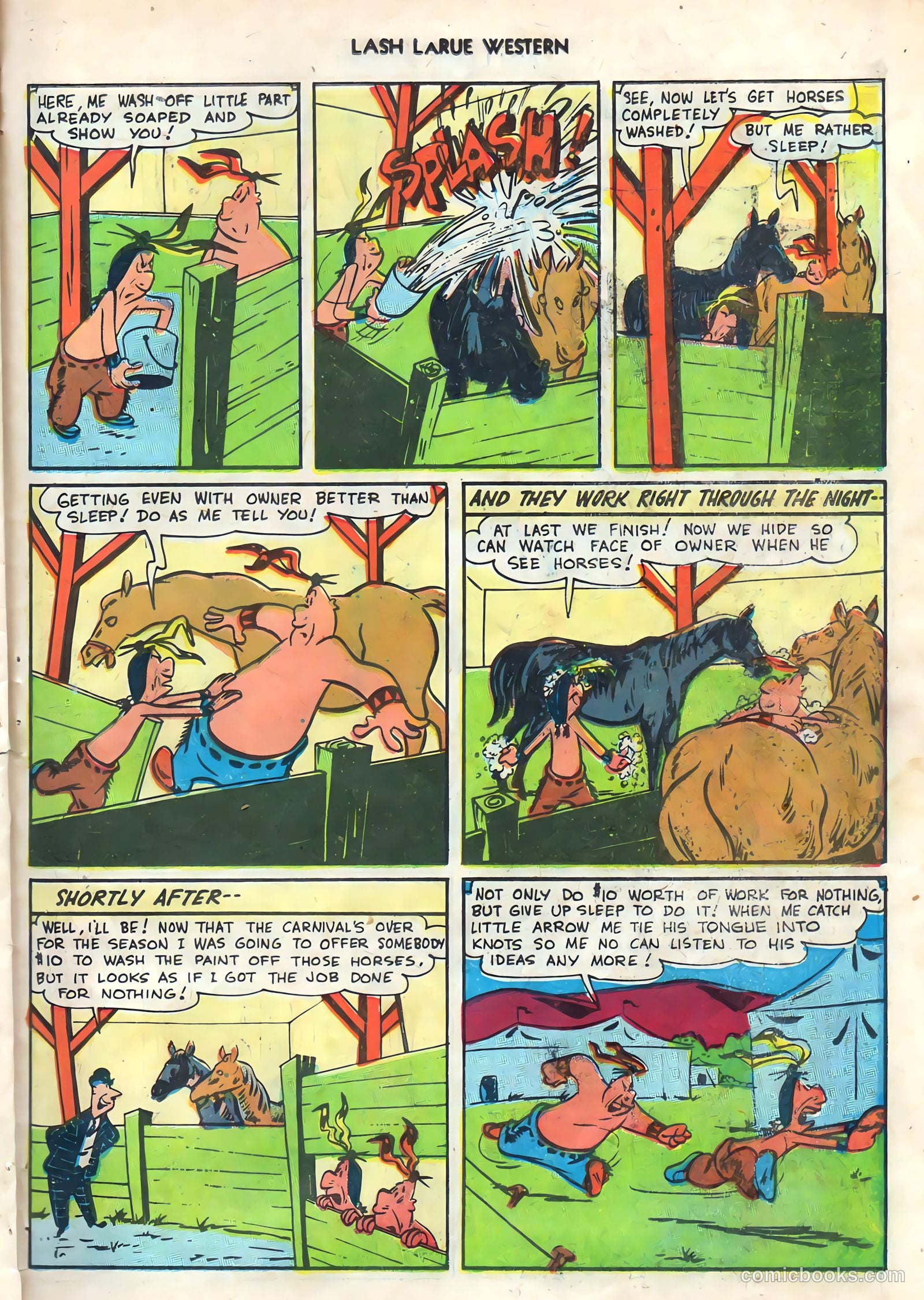 Lash LaRue Western #1 — page 27 of 36