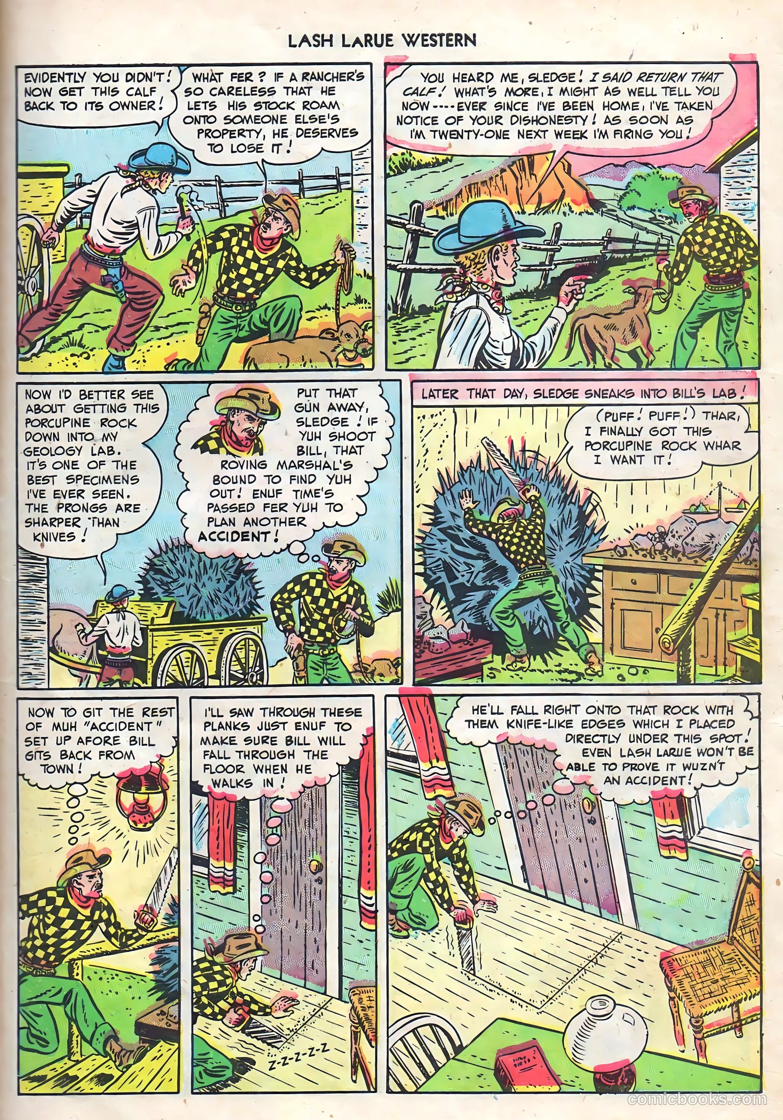Lash LaRue Western #1 — page 31 of 36