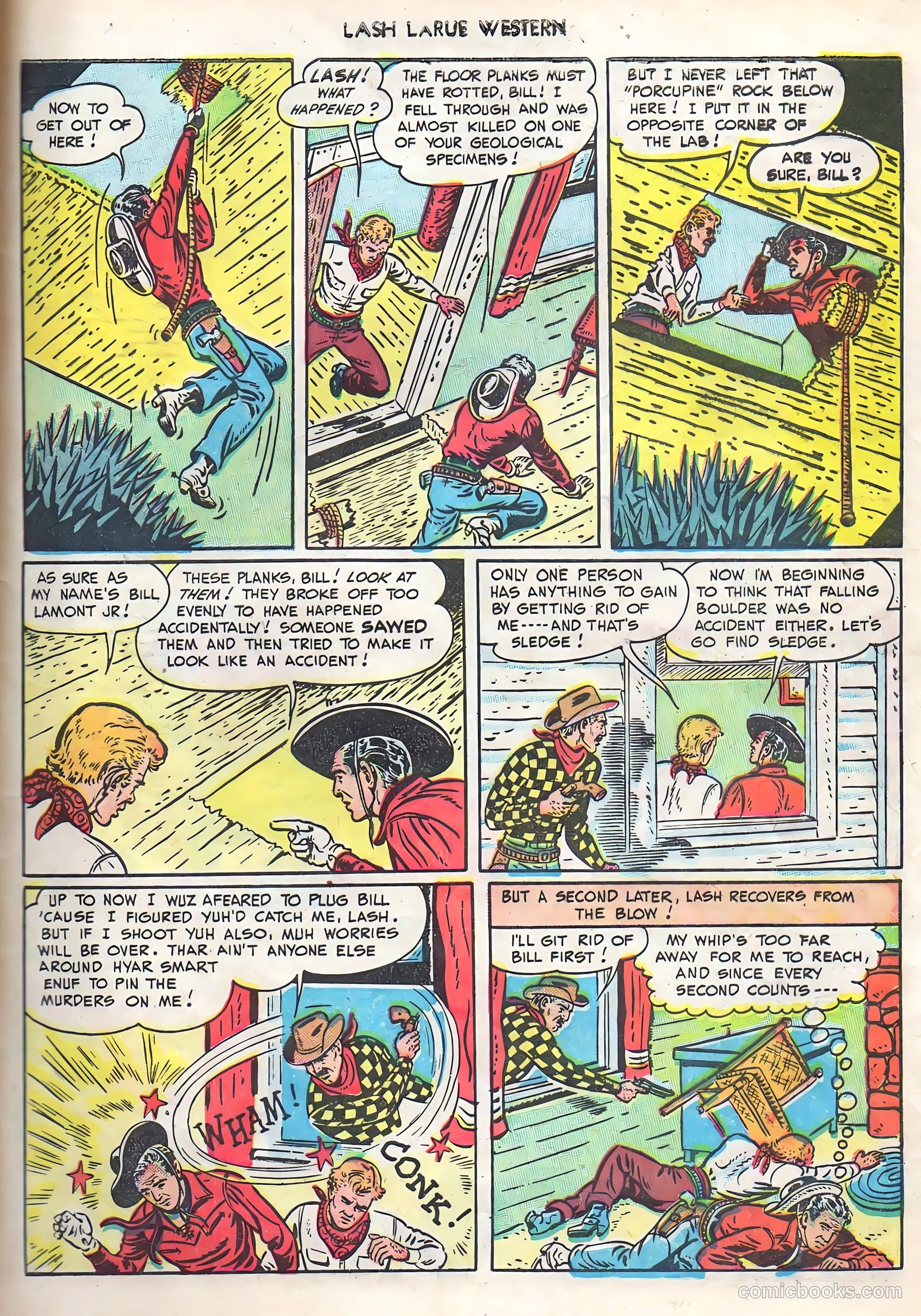 Lash LaRue Western #1 — page 33 of 36