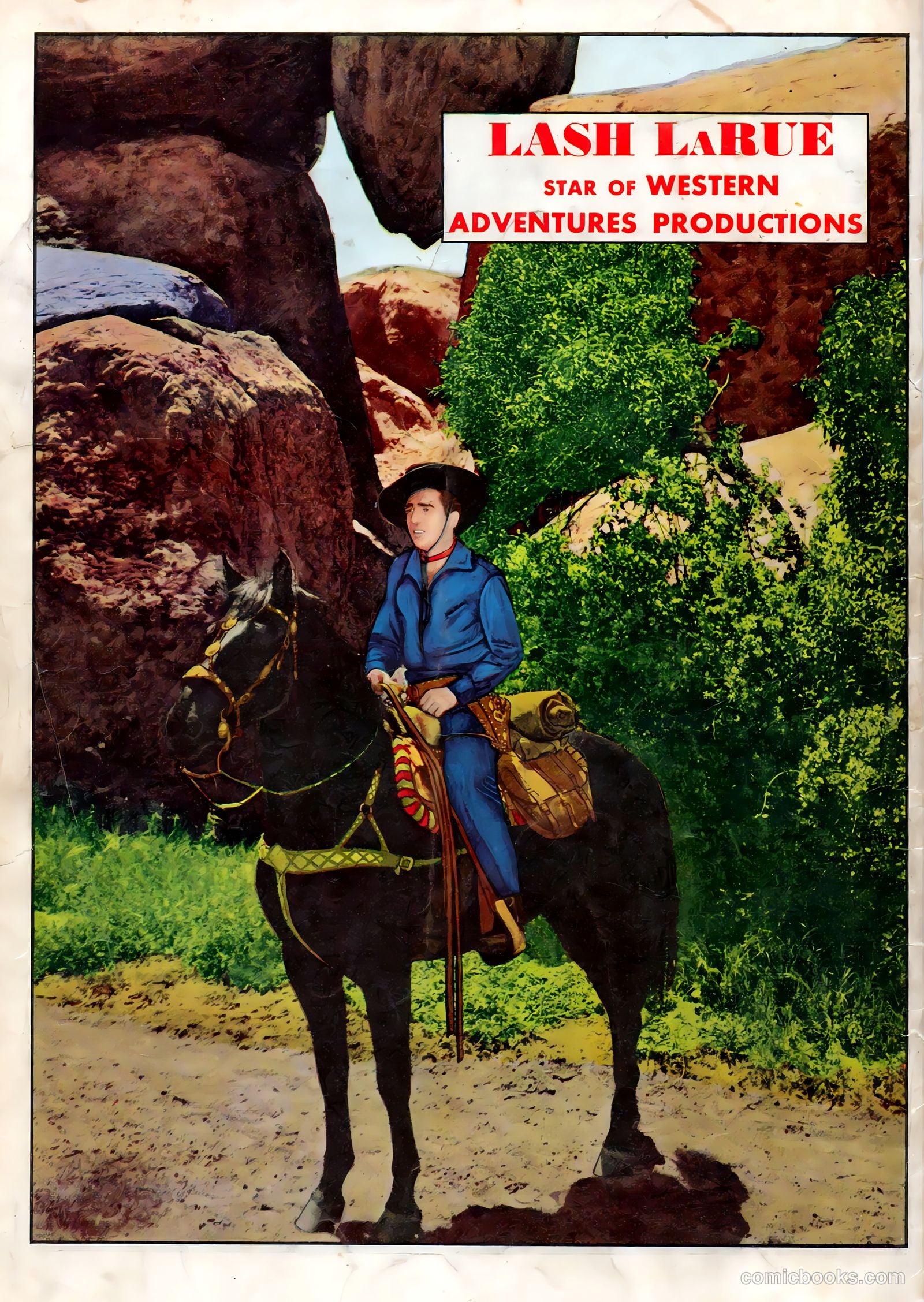Lash LaRue Western #1 — page 36 of 36