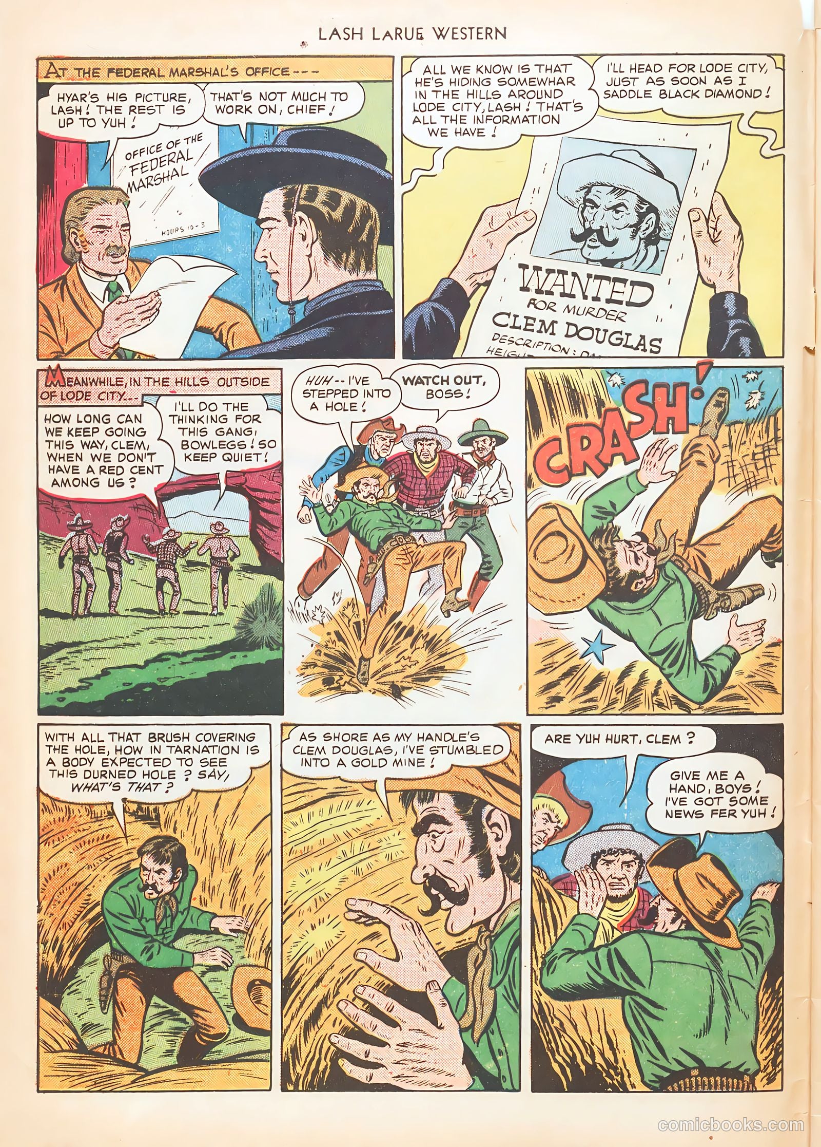 Lash LaRue Western #10 — page 4 of 52