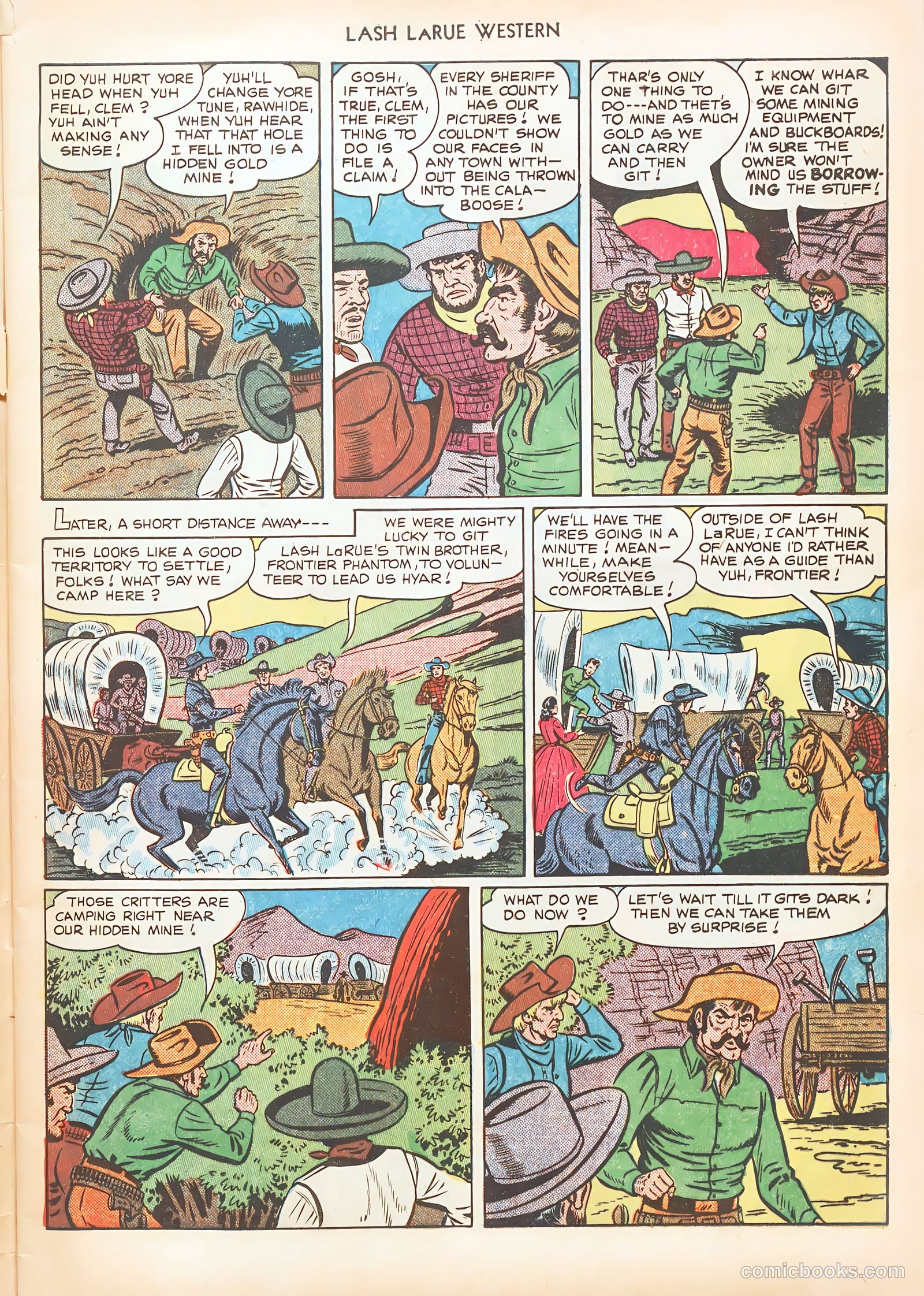 Lash LaRue Western #10 — page 5 of 52